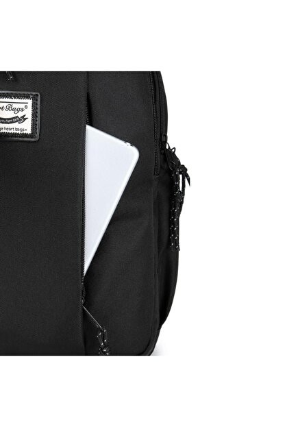 Bagacar Smart Bag 3200 Okul ve Günlük Laptop Bölmeli Sırt Çantası Koyu Gri
