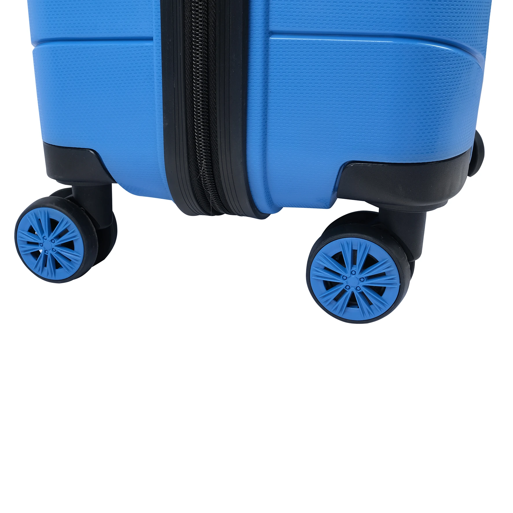 Bagacar Ultra Hafif Kırılmaz Silikon Orta Boy Valiz Mavi+ETİKET HEDİYELİ!