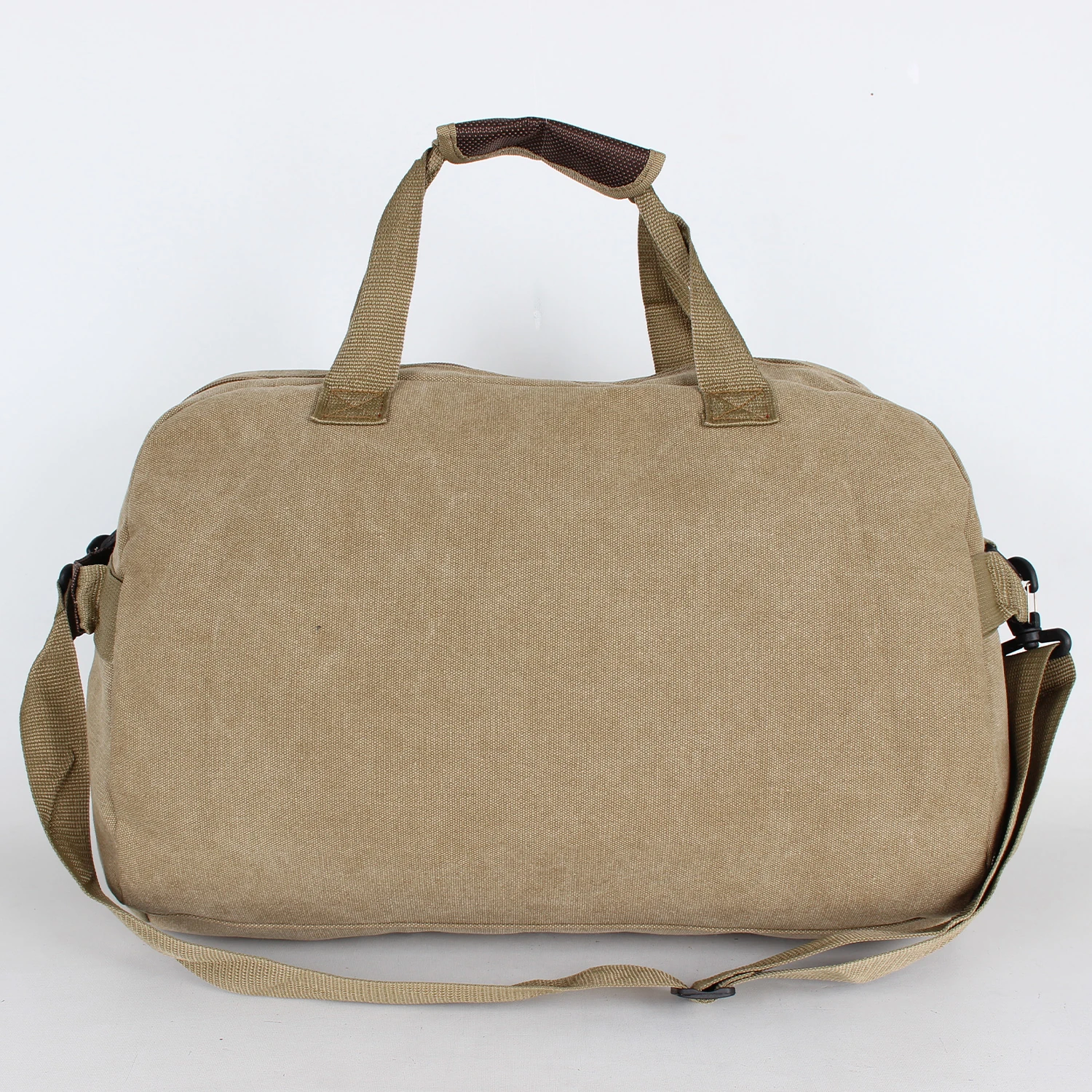 Bagacar Kanvas Bej Büyük Boy Spor ve Seyahat Çantası