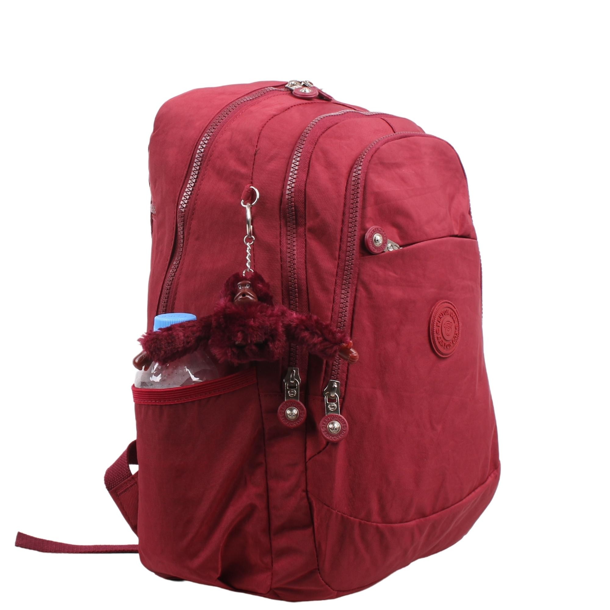 Kenyon Cox 8812 Bordo Unisex Klinkır Kumaş Sırt Çantası