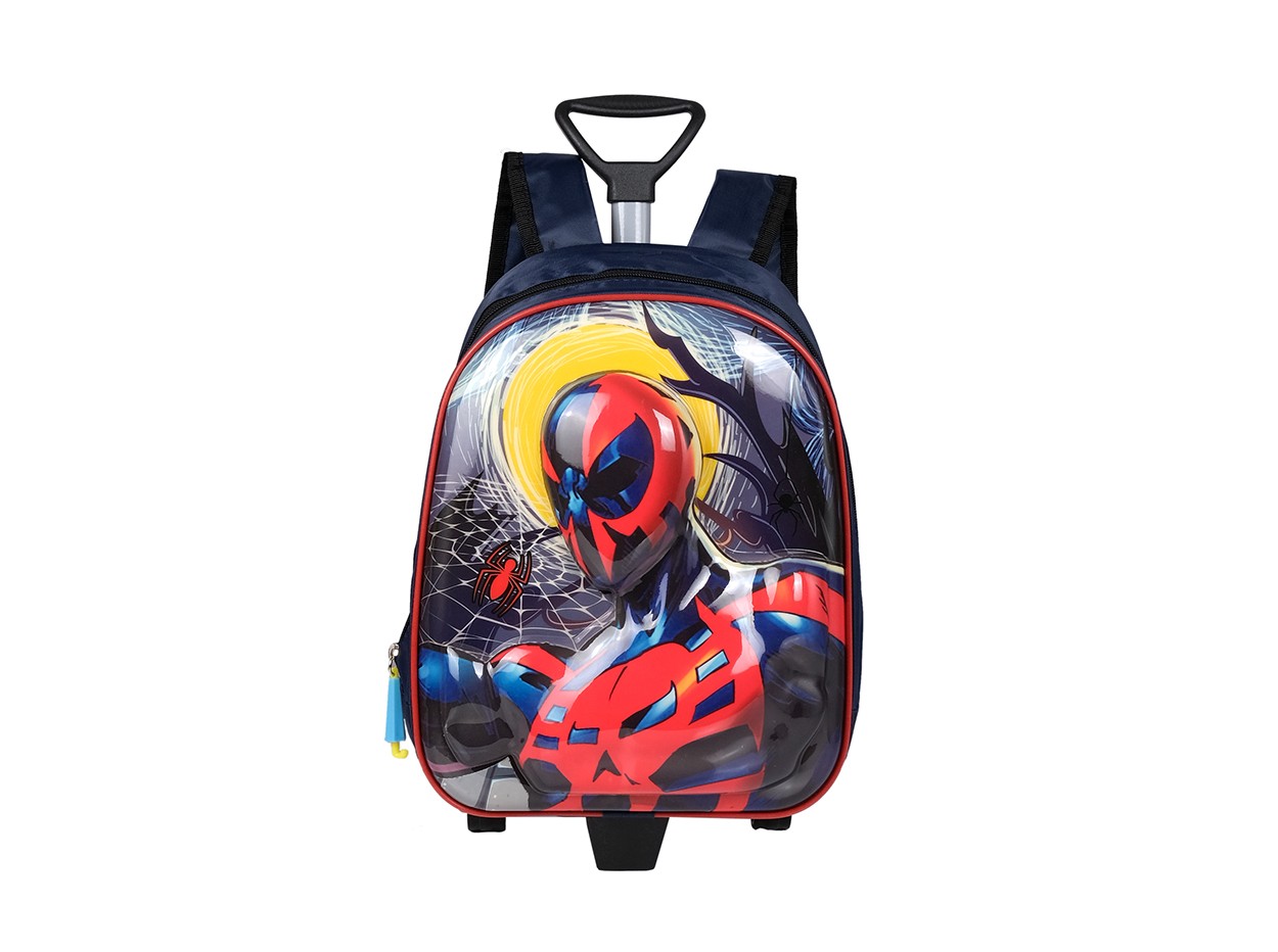 Bagacar Spiderman Renkli Anaokulu ve Kreş Tekerlekli Sırt Çantası