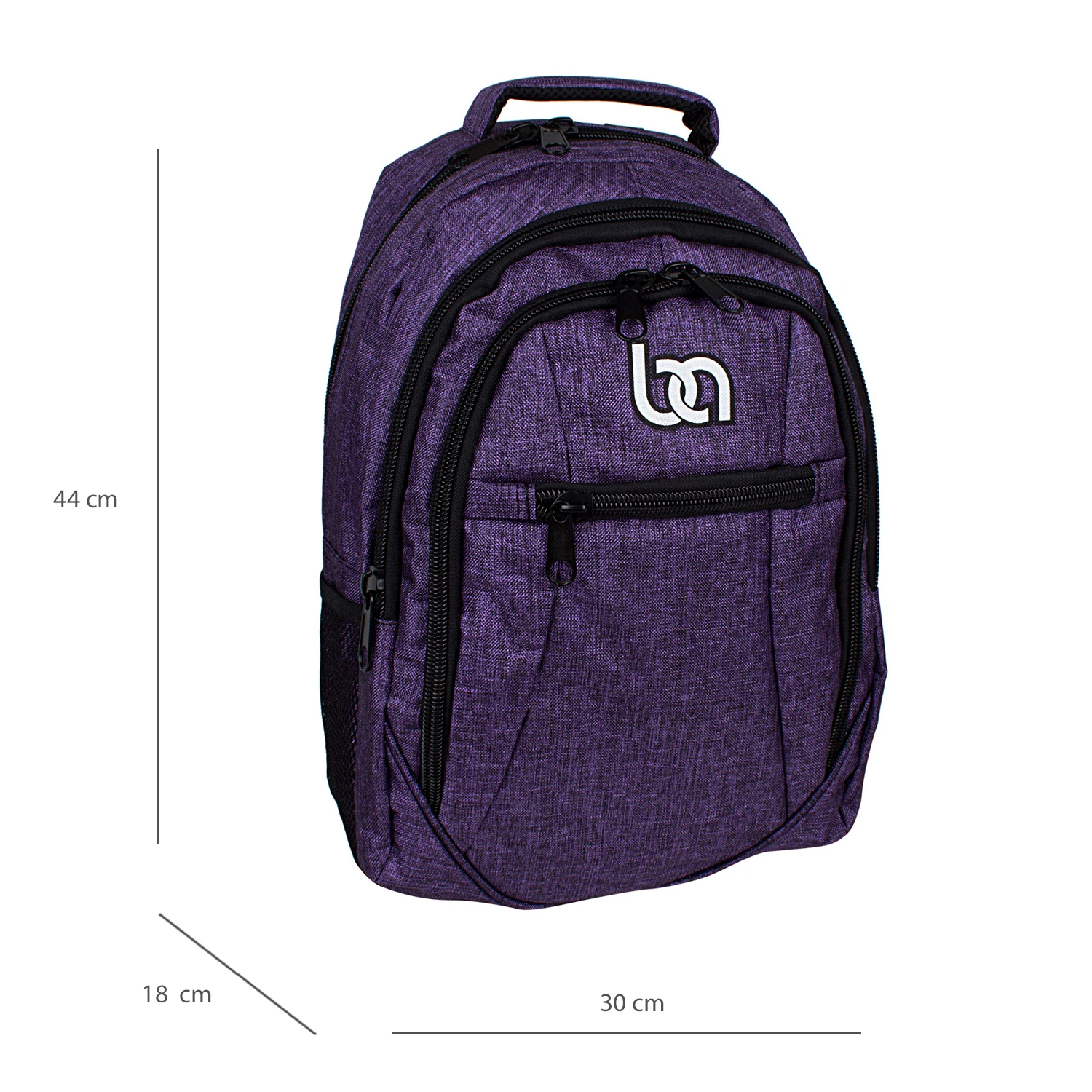 Bagacar 307 Laptop Bölmeli Okul Ve Günlük Sırt Çantası Mor