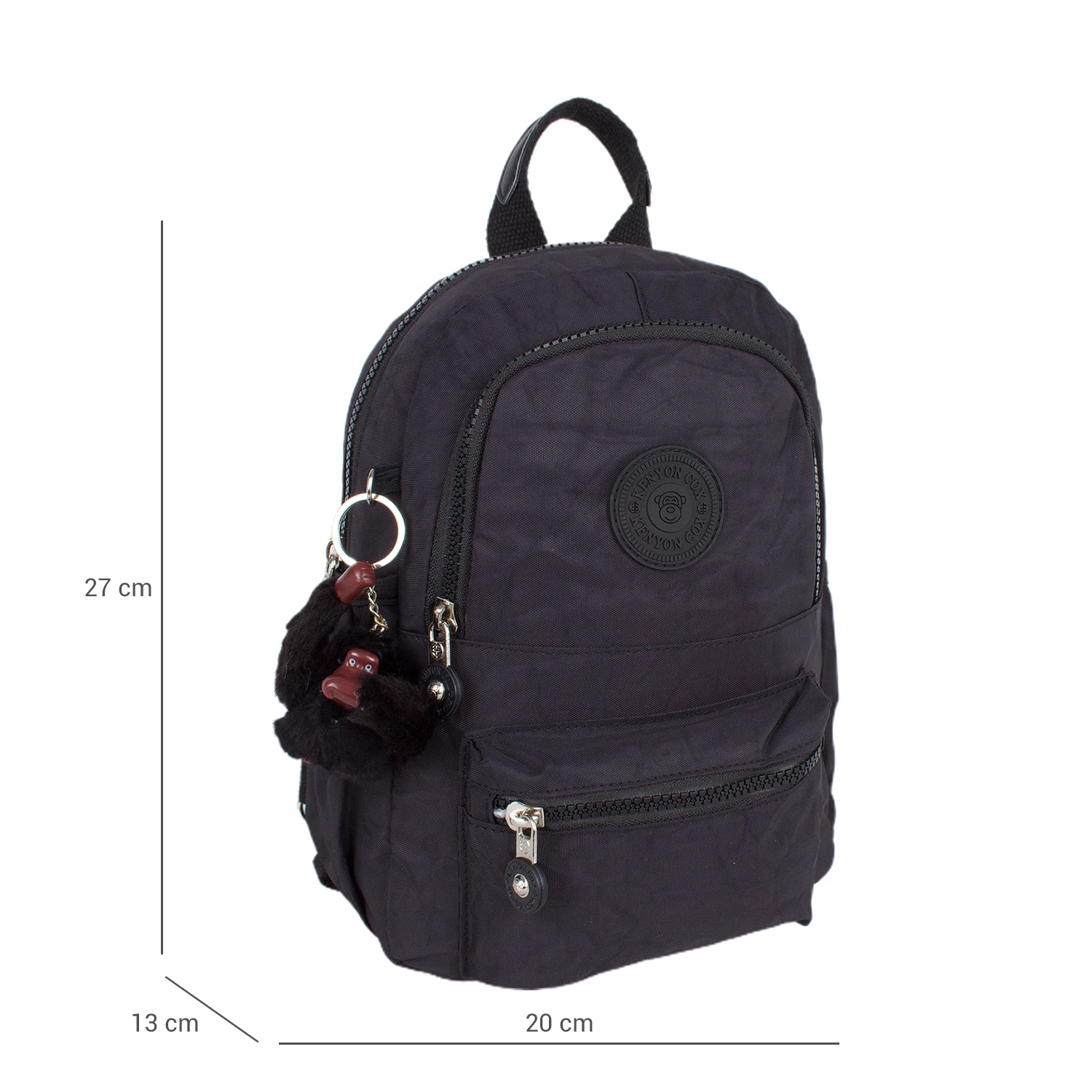 Kenyon 8820 Bayan Klinkır Kumaş Sırt Çantası Siyah