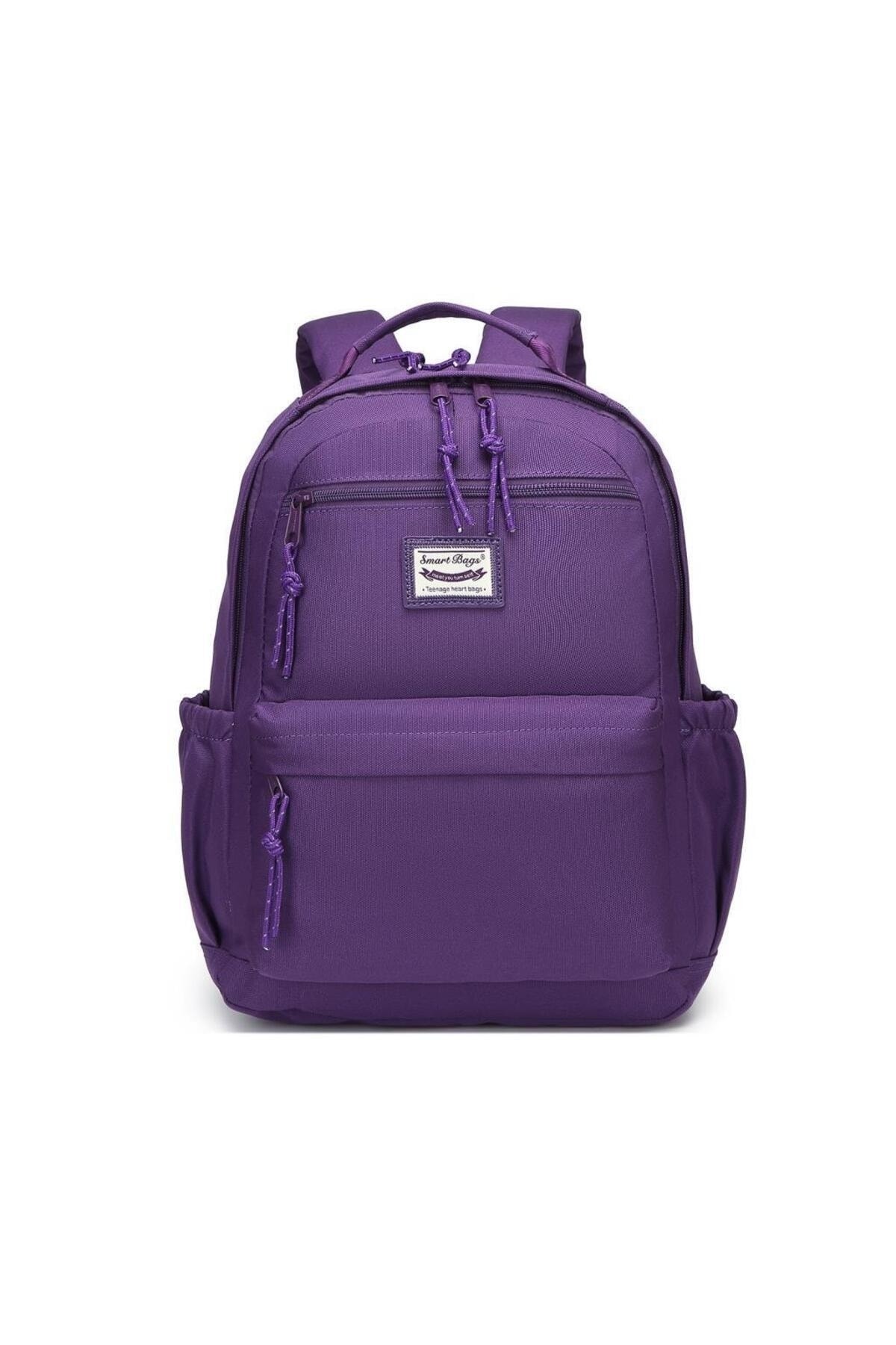 Bagacar Smart Bag 3198 Okul ve Günlük Laptop Bölmeli Sırt Çantası Mor