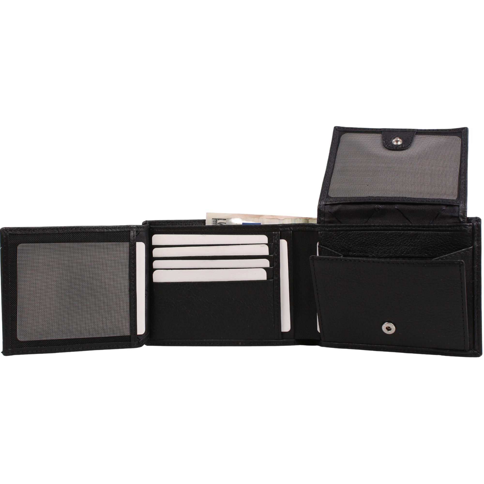 Legend Leather Siyah 1530 Erkek Hakiki Deri Cüzdanı