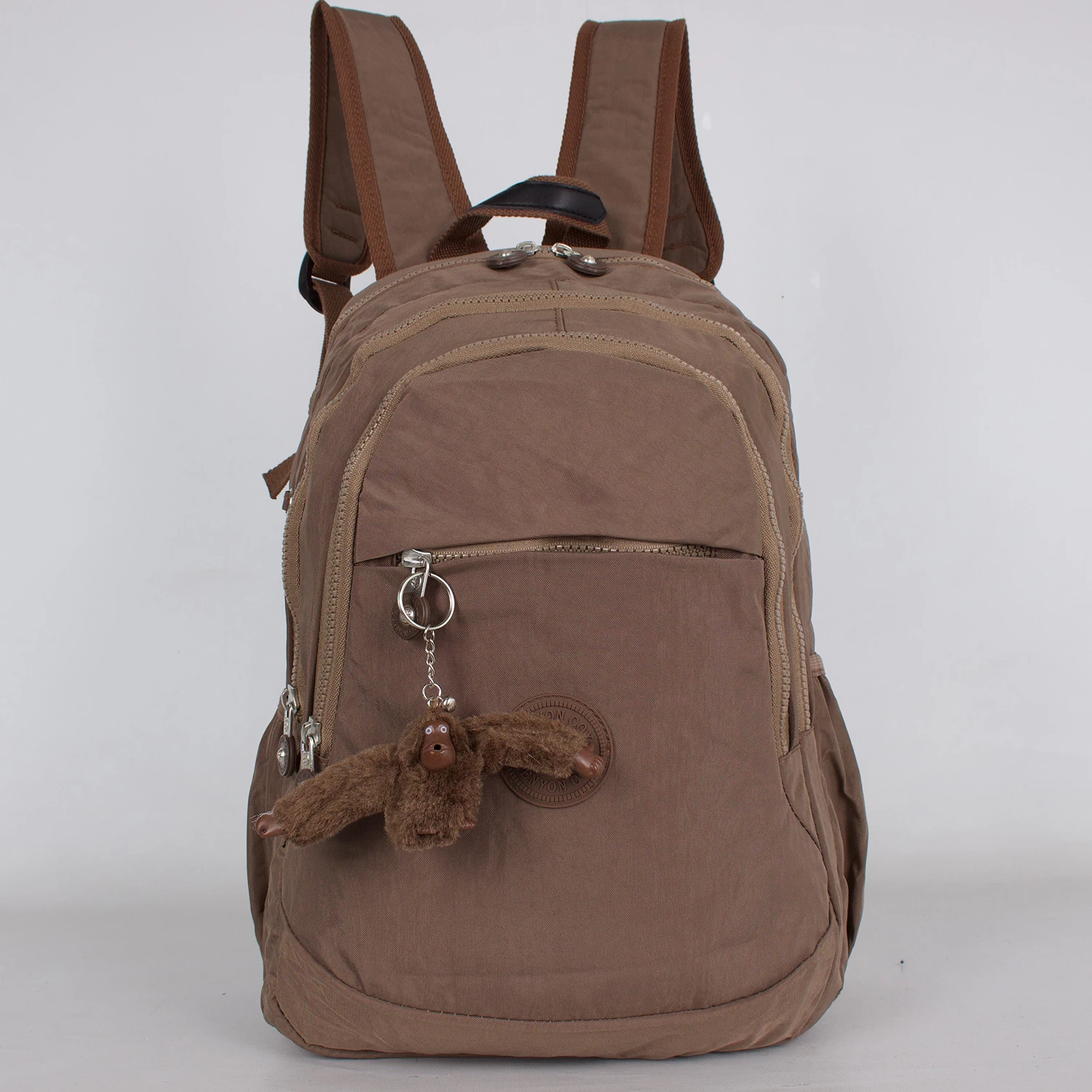 Kenyon Cox 8812 Klinkır Kumaş Hafif Sırt Çantası Kahve