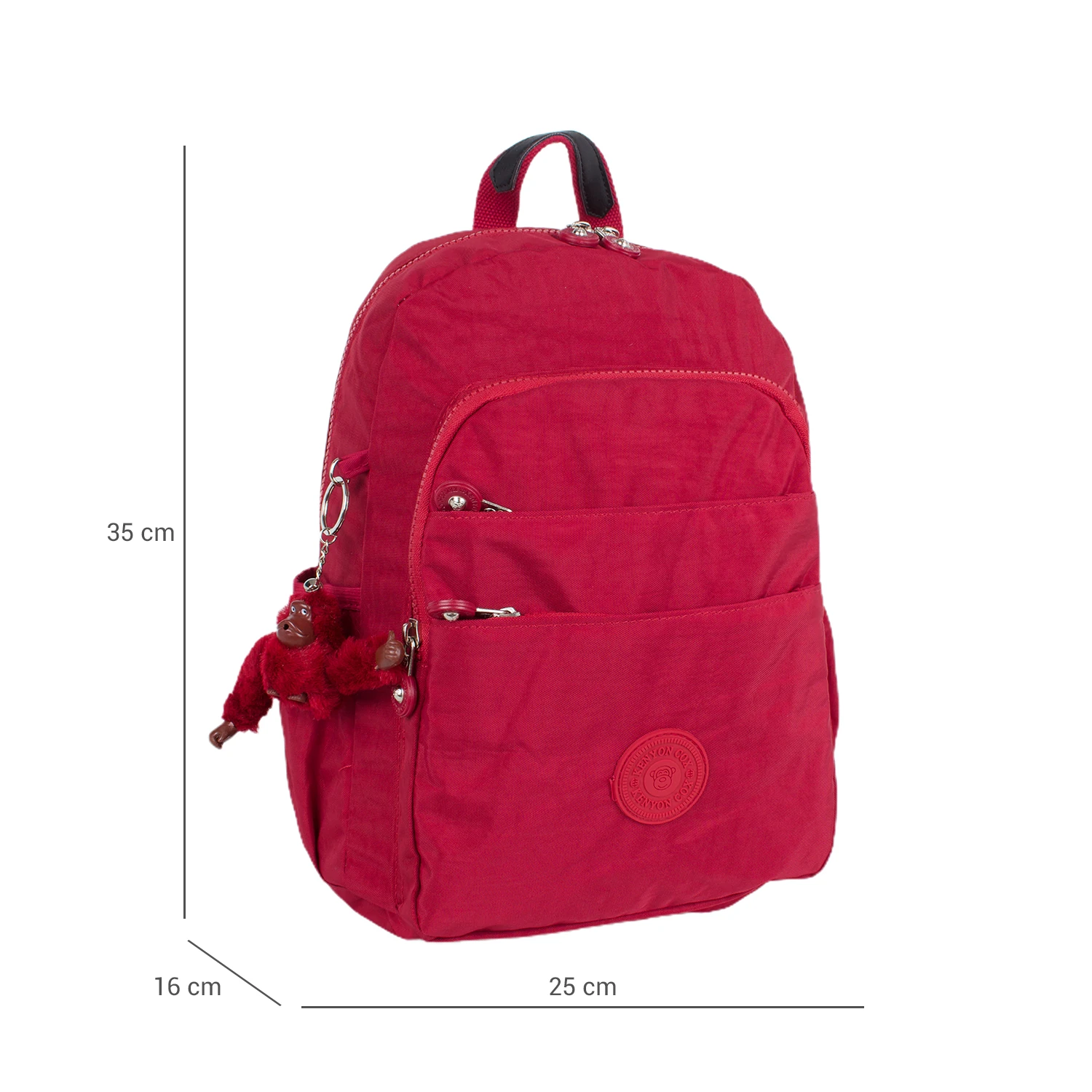 Kenyon 8806 Unisex Klinkır Kumaş Sırt Çantası Kırmızı