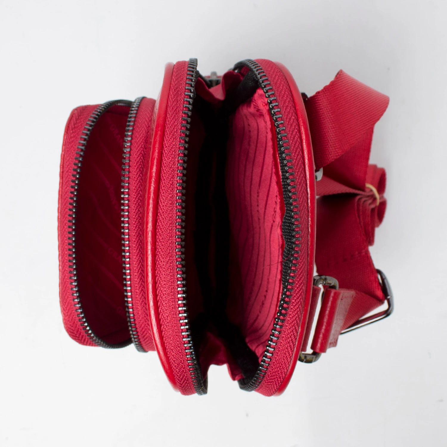 Grande 4255 Unisex Hakiki Deri Postacı Bodybag Çantası K. Kahve