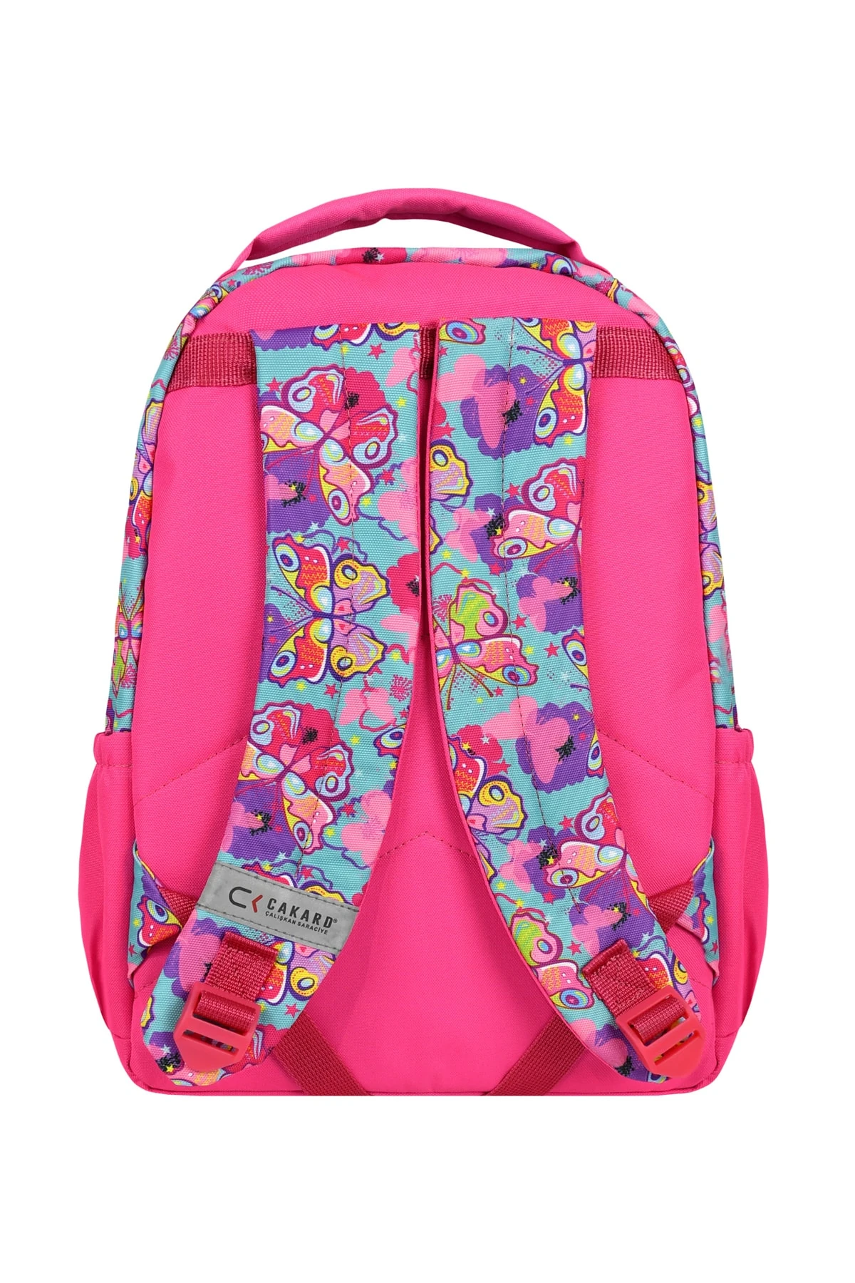 Bagacar Cakard Kız Kelebek Model Kalemlikli Beslenmeli Set Sırt Çantası