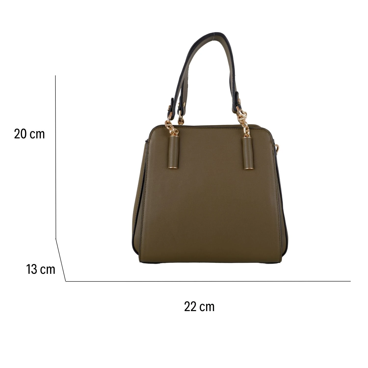 Bagacar 828 Haki Suni Deri Bayan Çapraz El ve Omuz Çantası