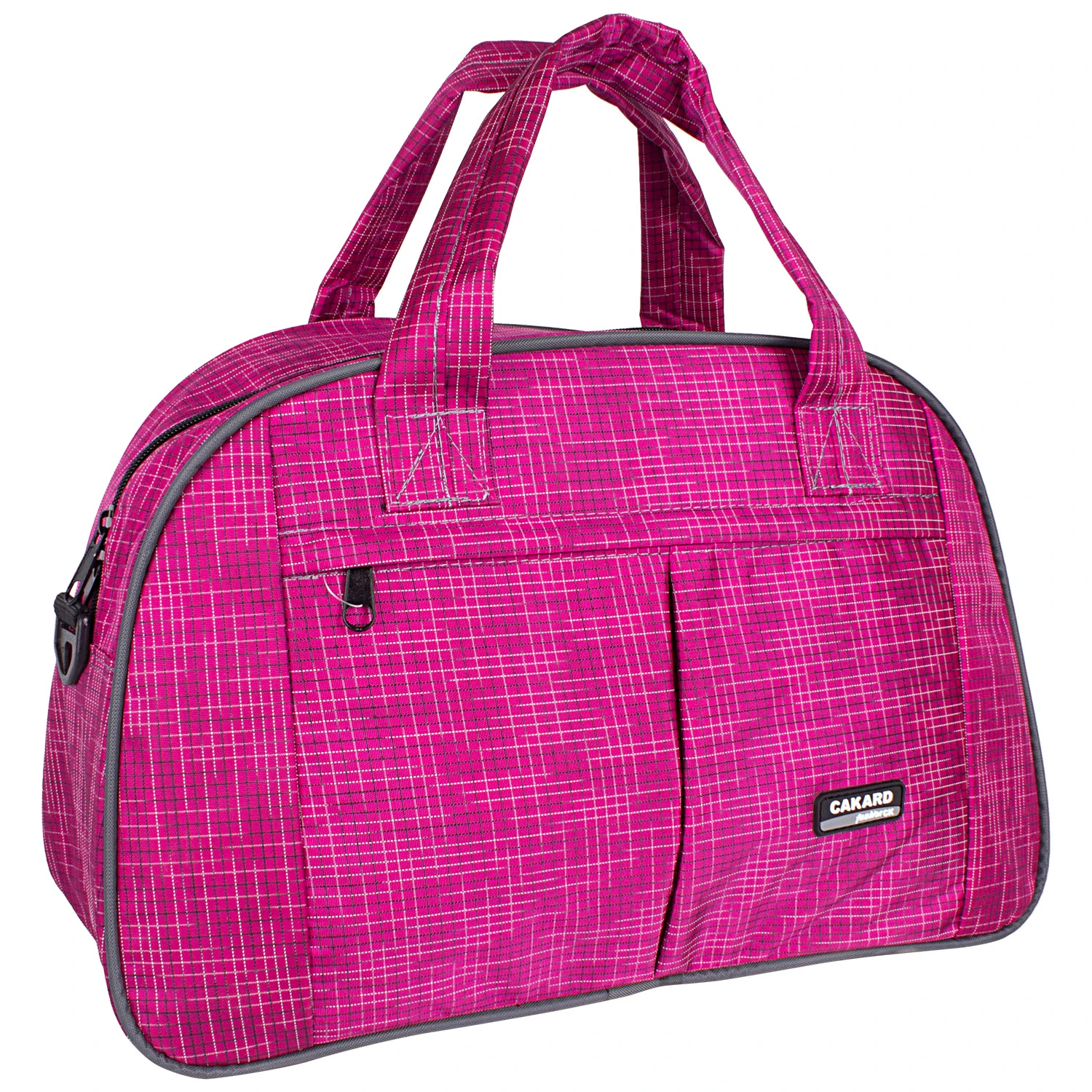 Cakard Kumaş  Omuz Askılı Spor Ve Seyahat Çantası Pembe