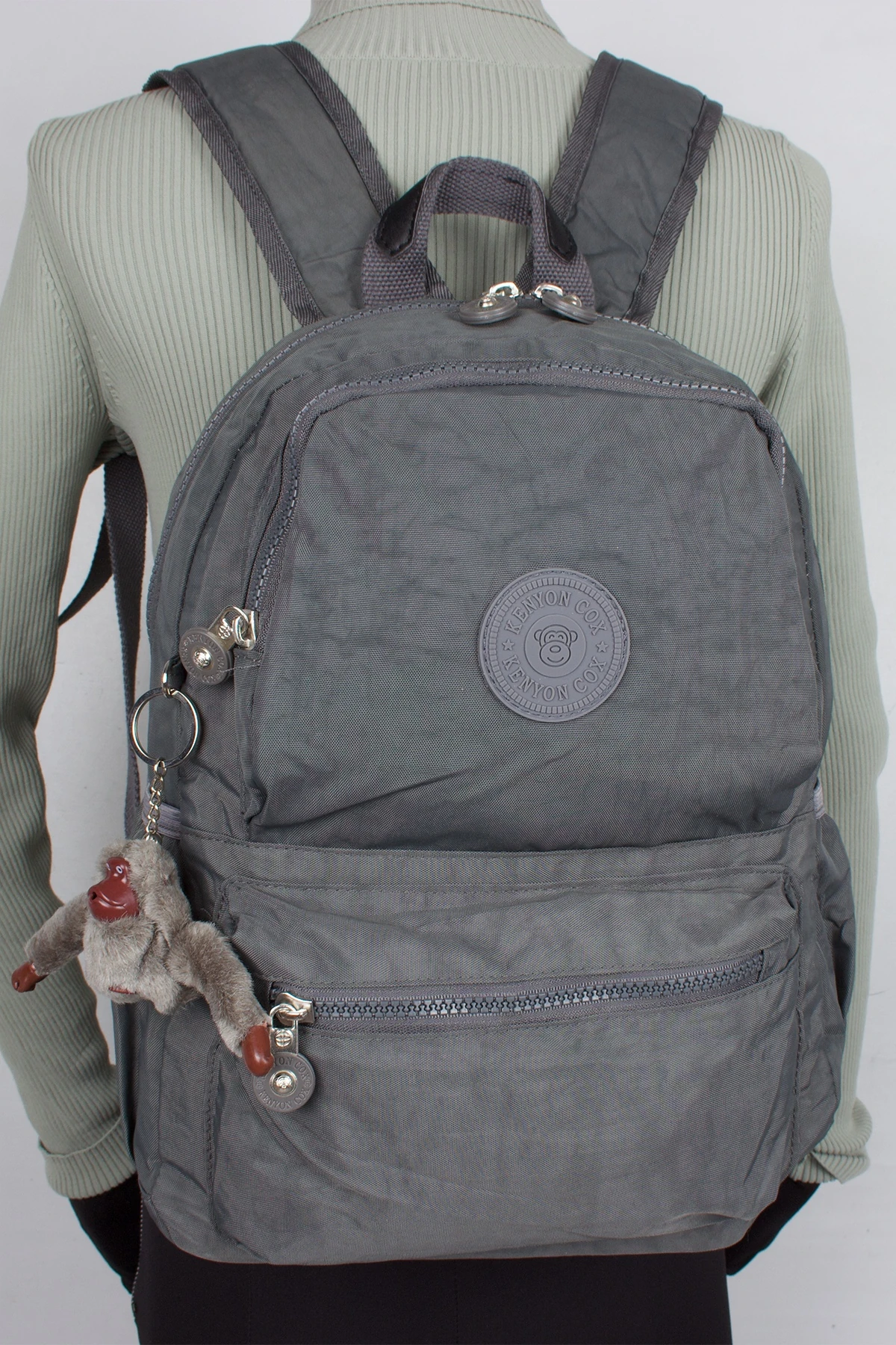 Kenyon 8831 Unisex Klinkır Kumaş Sırt Çantası Gri