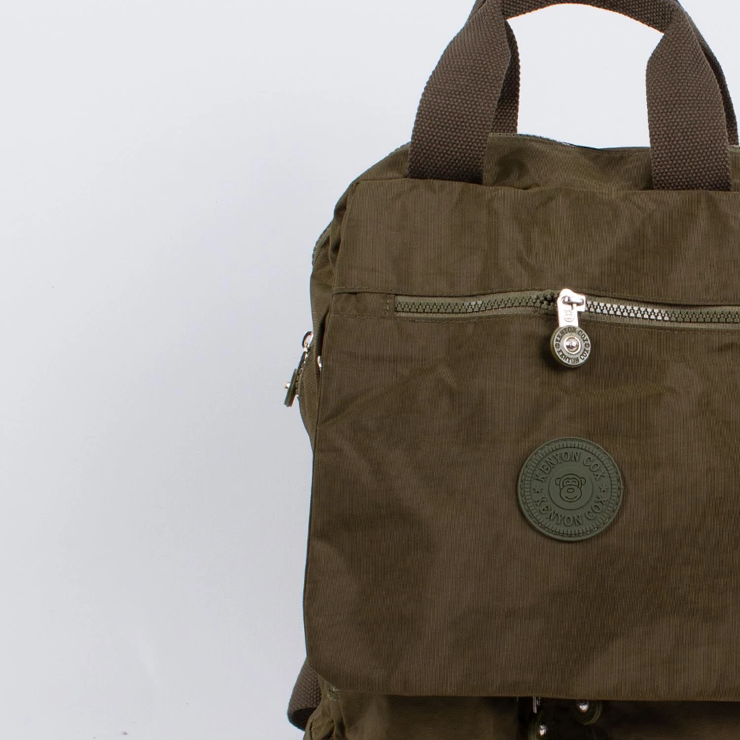 Kenyon Cox 8839 Klinkır Kumaş Hafif Sırt Çantası Kahve