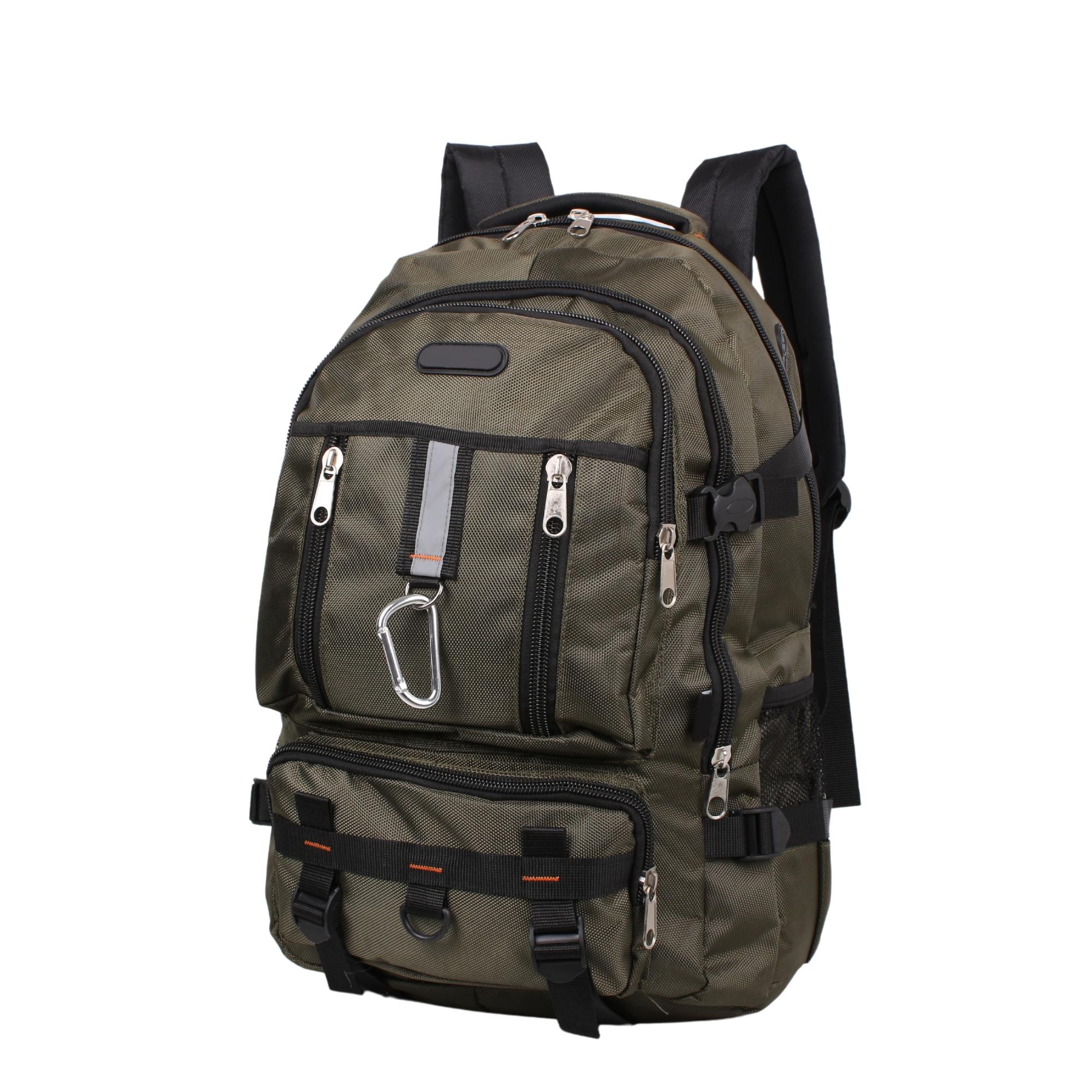 Bagacar IZDAG Haki Seyahat Sırt Çantası 60 LT 17" Laptop Bölmeli