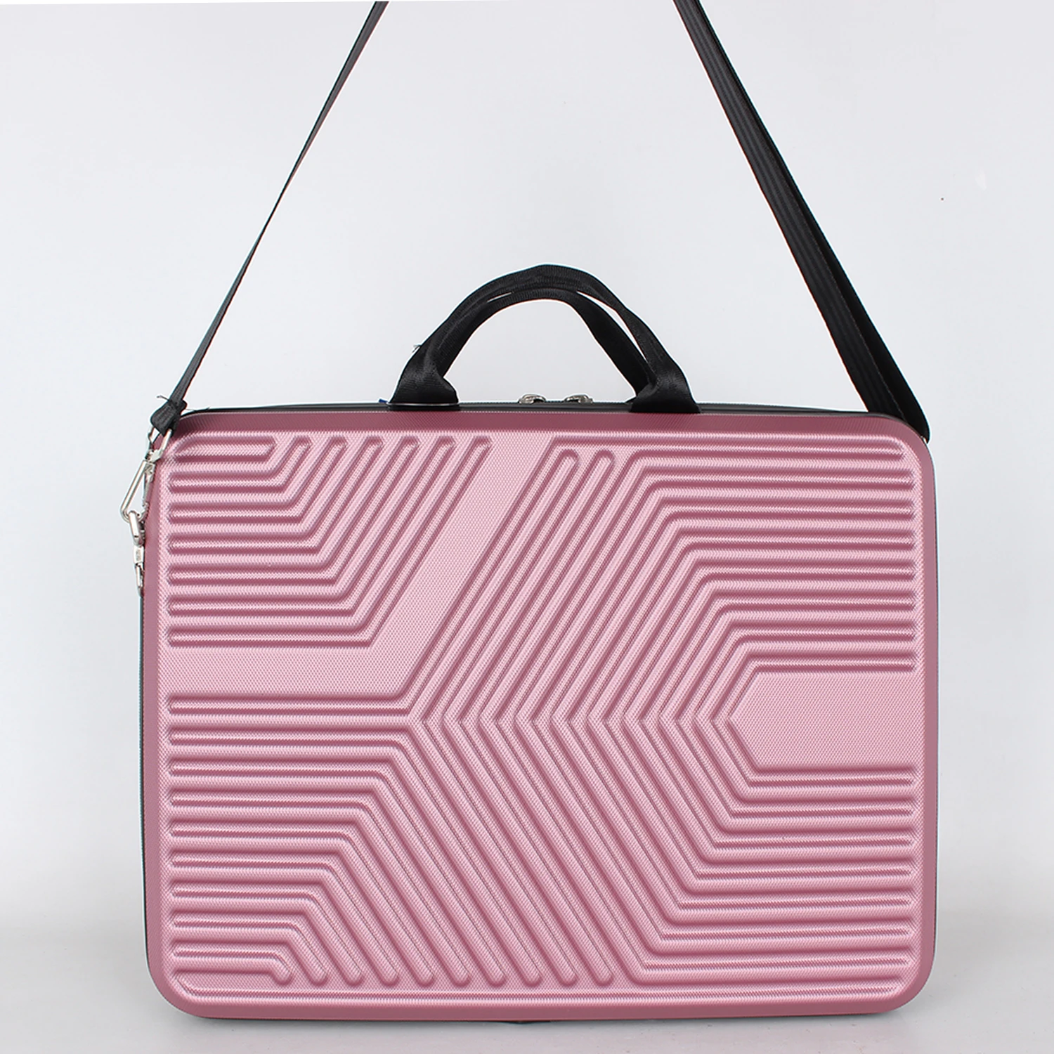 Bagacar Abs Kırılmaz Pembe Laptop ve Seyahat Çantası