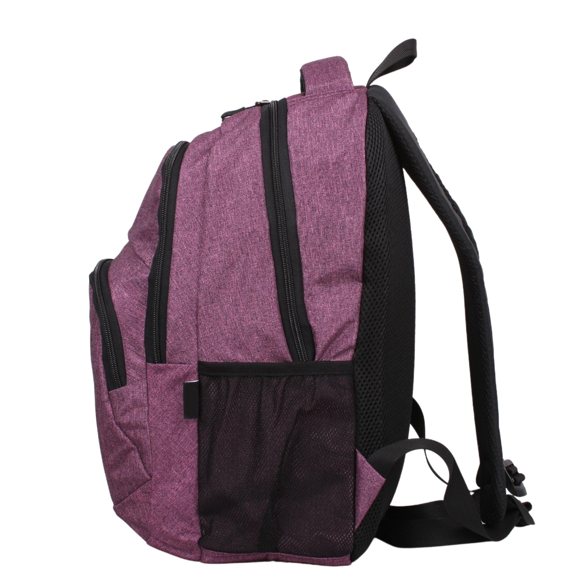 Bagacar IZ1130 Mor Unisex Okul ve Günlük Sırt Çantası