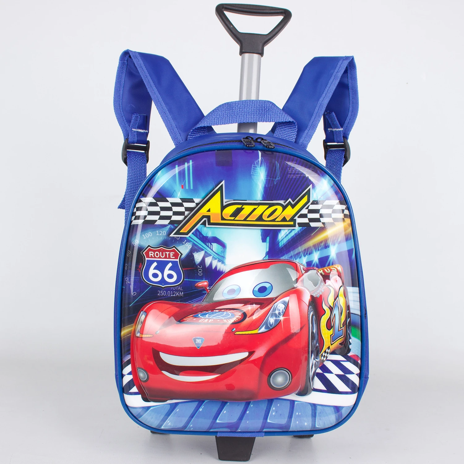 Bagacar MN Car Action Tekerlekli Çocuk Sırt Çantası