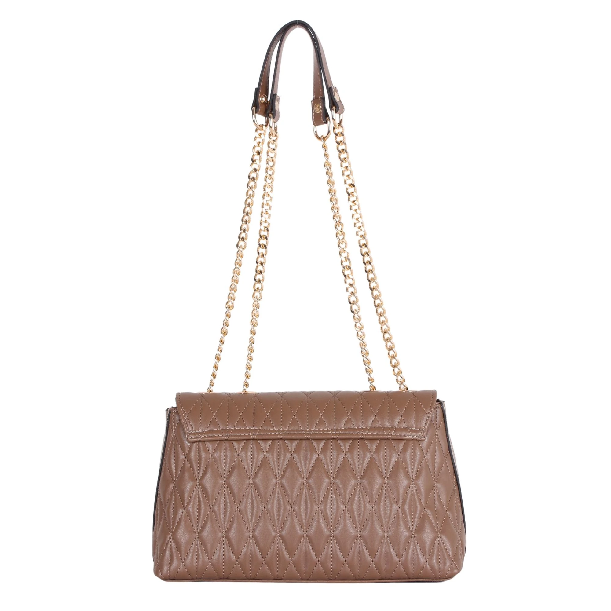 Bagacar MT1378 Vizon Bayan Kapitone Çapraz Omuz Çantası