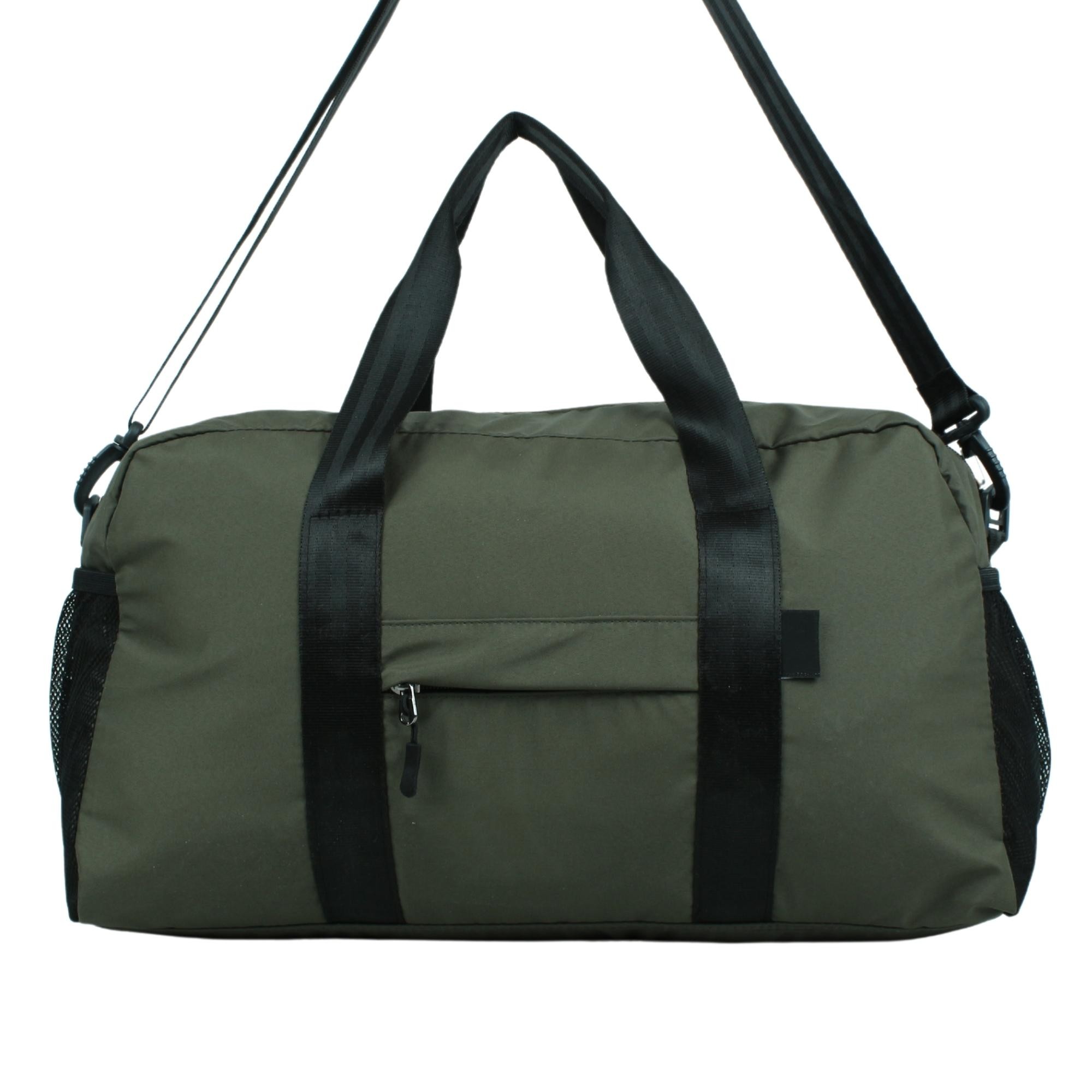 Bagacar 30x50x16 Cm Yeşil Paraşut Kumaş Plaj Spor ve Seyahat Çantası