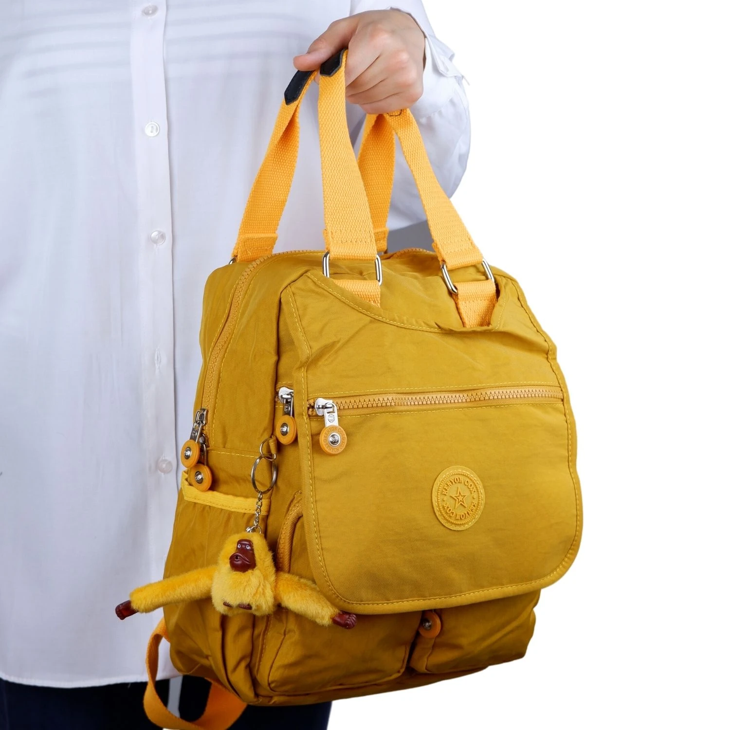 Kenyon Cox 9504 Klinkır Kumaş Hafif Sırt Çantası Sarı
