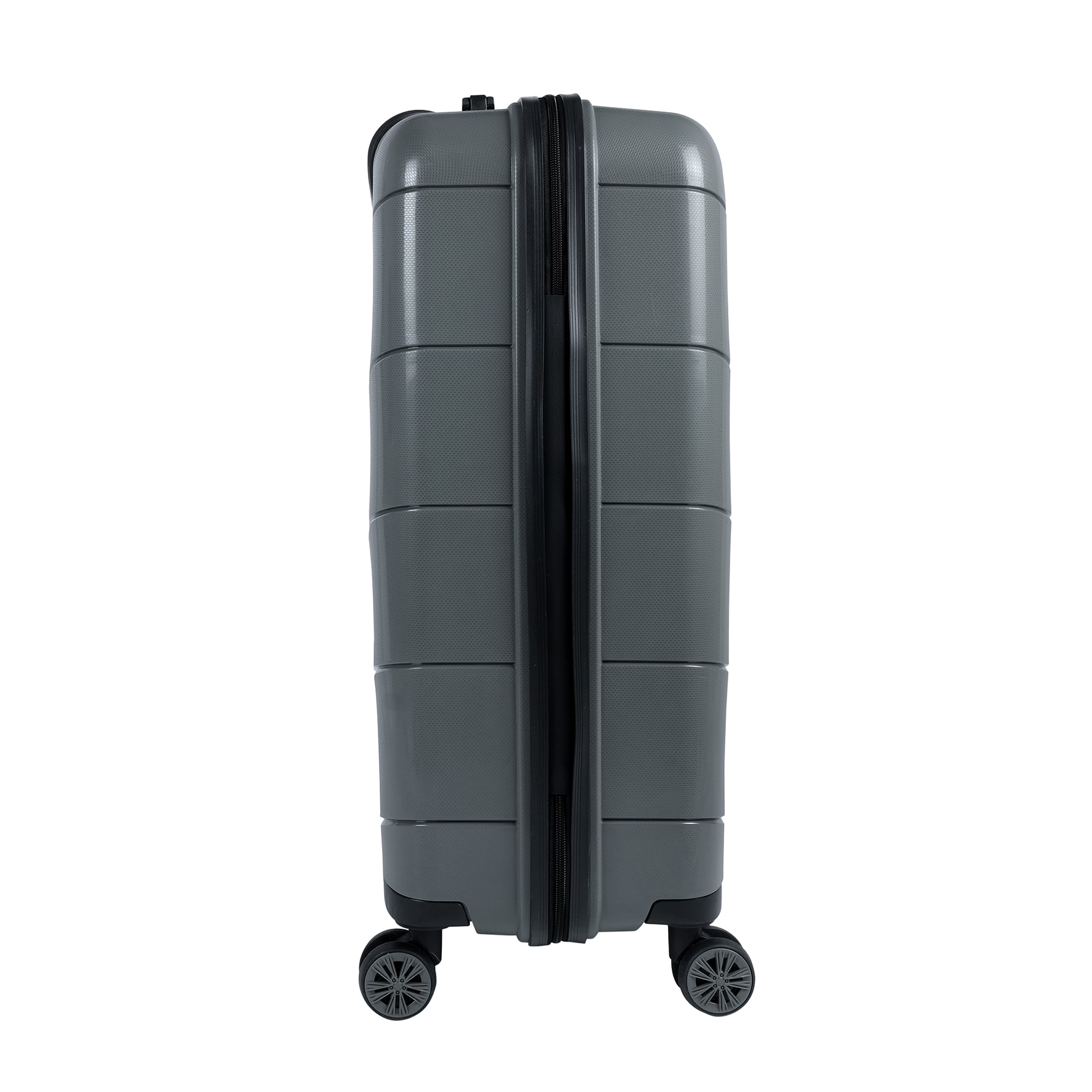 Bagacar Ultra Hafif Kırılmaz Silikon 3lü Set Valiz Gri+ETİKET HEDİYELİ!