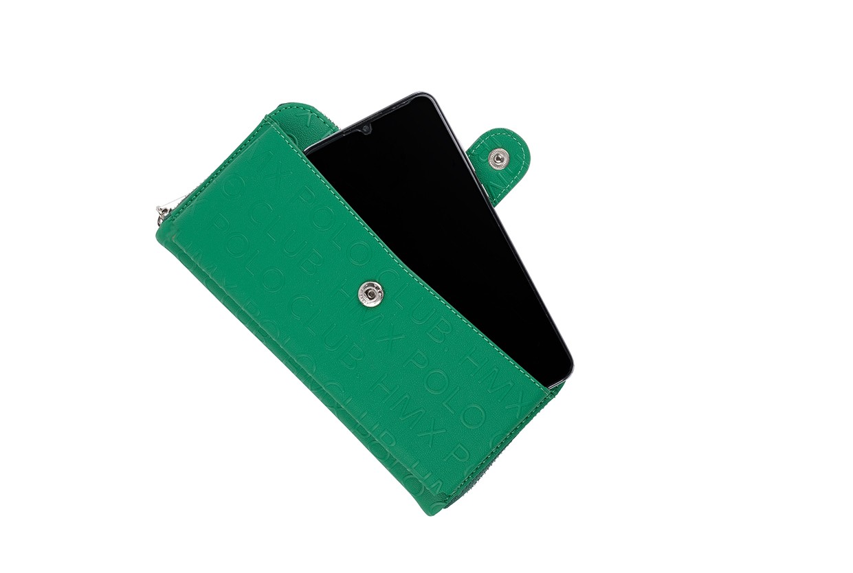 Bagacar Bozuk Para ve Telefon  Bölmeli Kullanışlı Cüzdan Gri