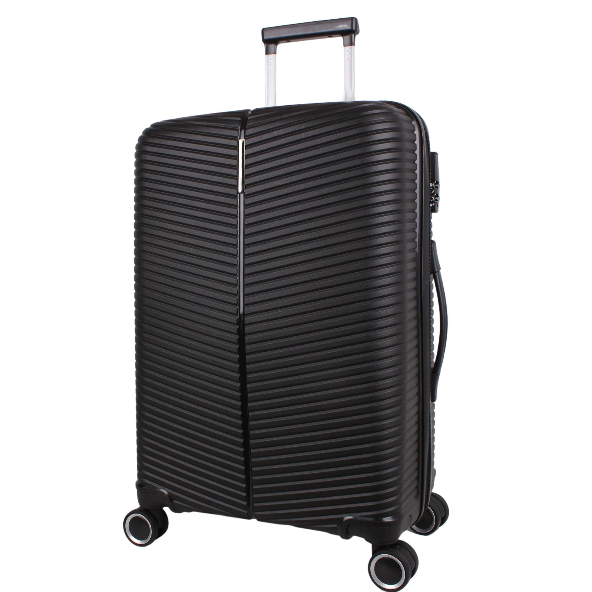 Bagacar Ultra Light Kırılmaz Silikon 3 Lü Valiz Seti Siyah