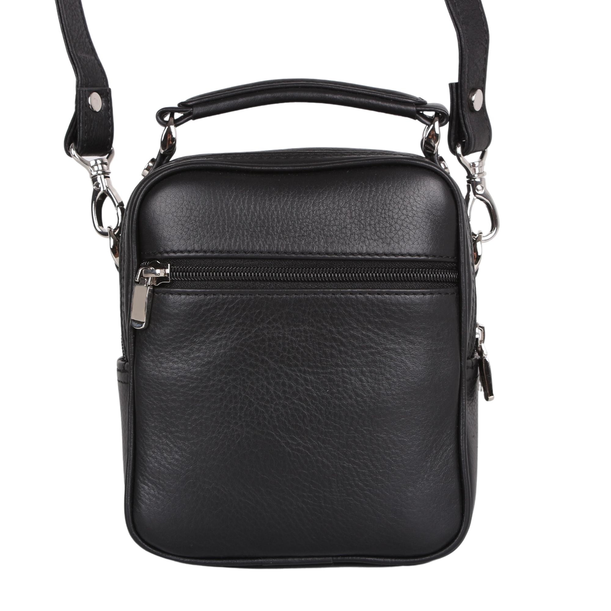 Legend Leather 4598 Siyah Hakiki Deri Erkek Portföy El Ve Omuz Çantası