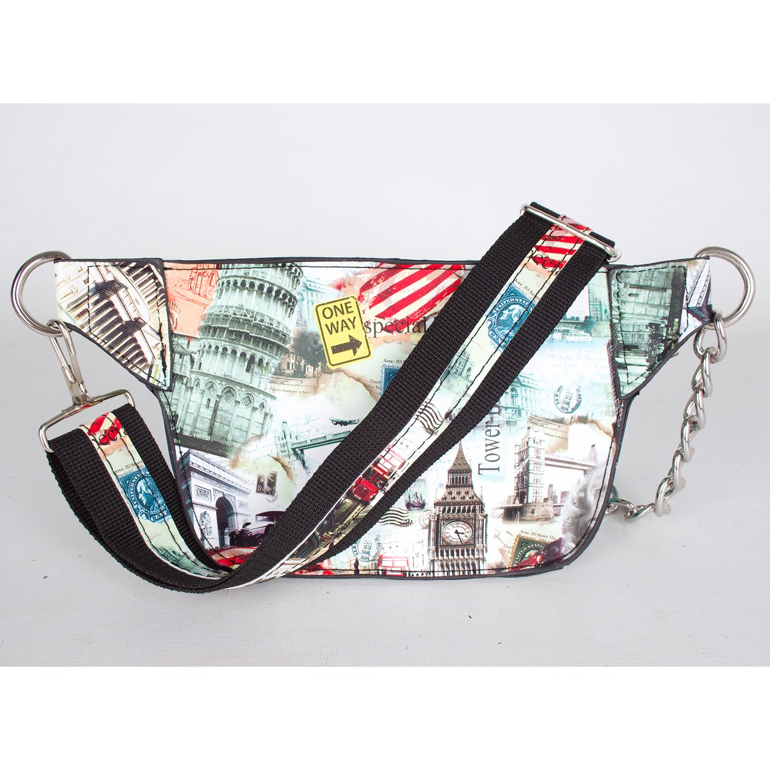 Bagacar Fashion Tulum Gögüs Bel Çantası USA Flag