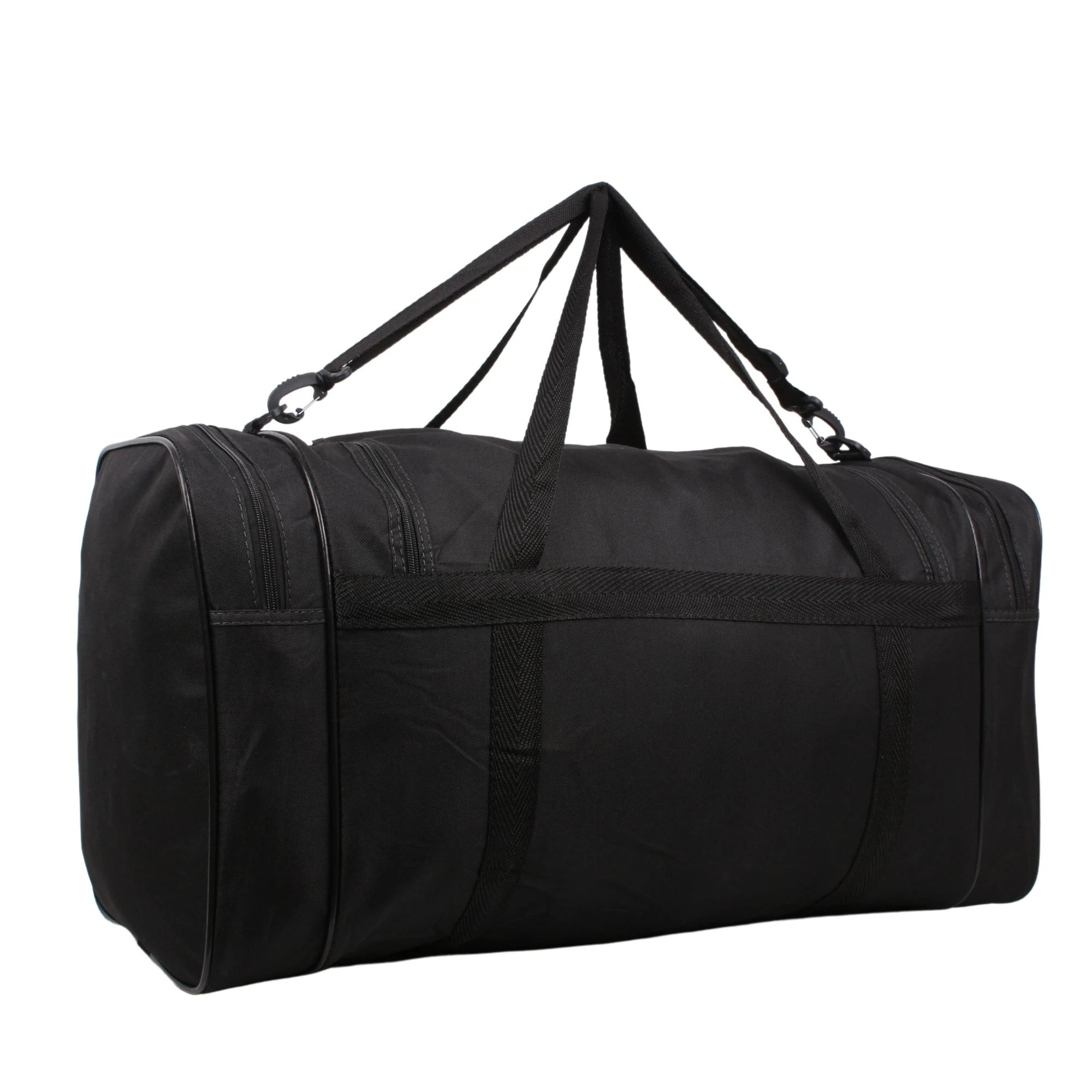 Bagacar Büyük Boy Siyah Omuz Askılı Spor ve Seyahat Çantası