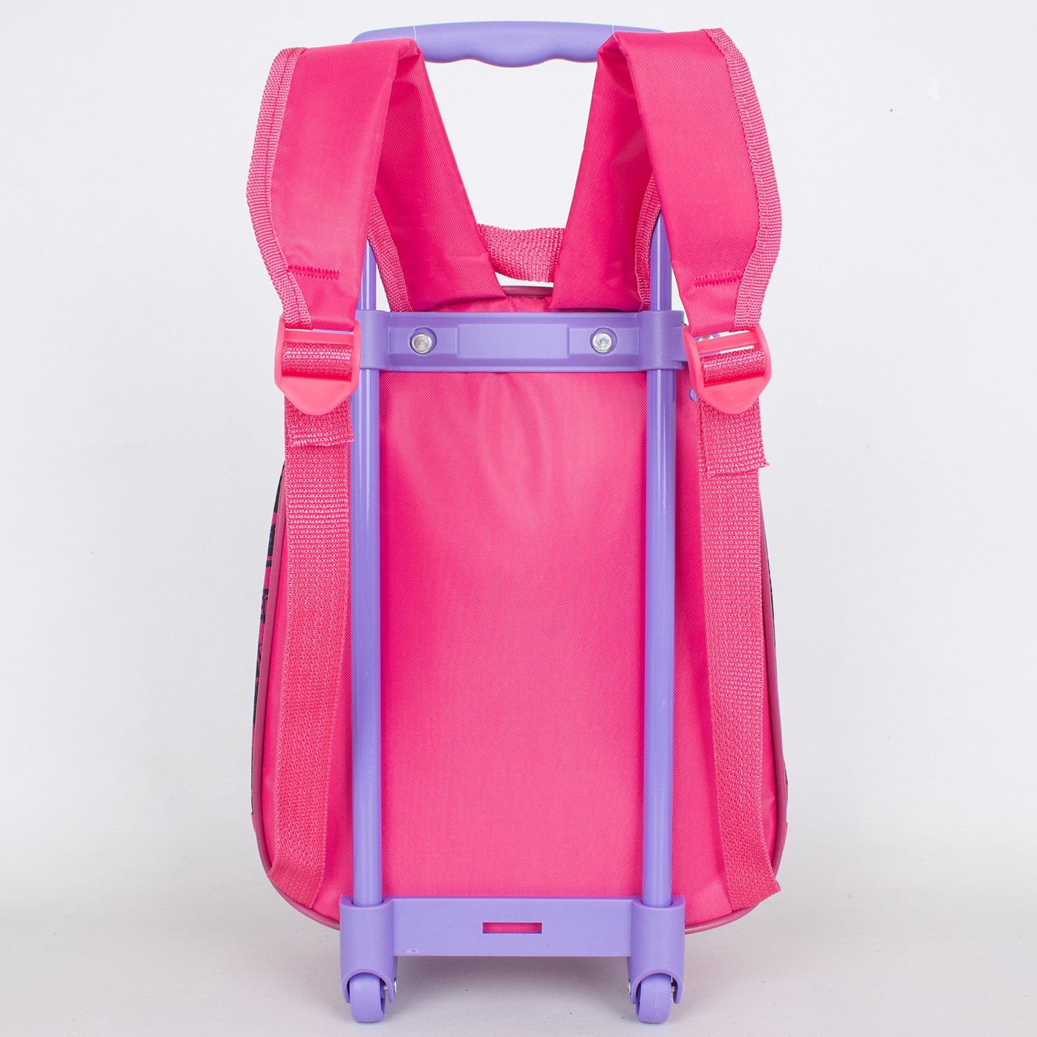 Bagacar MN Happy Pembe Tekerlekli Kız Çocuk Sırt Çantası