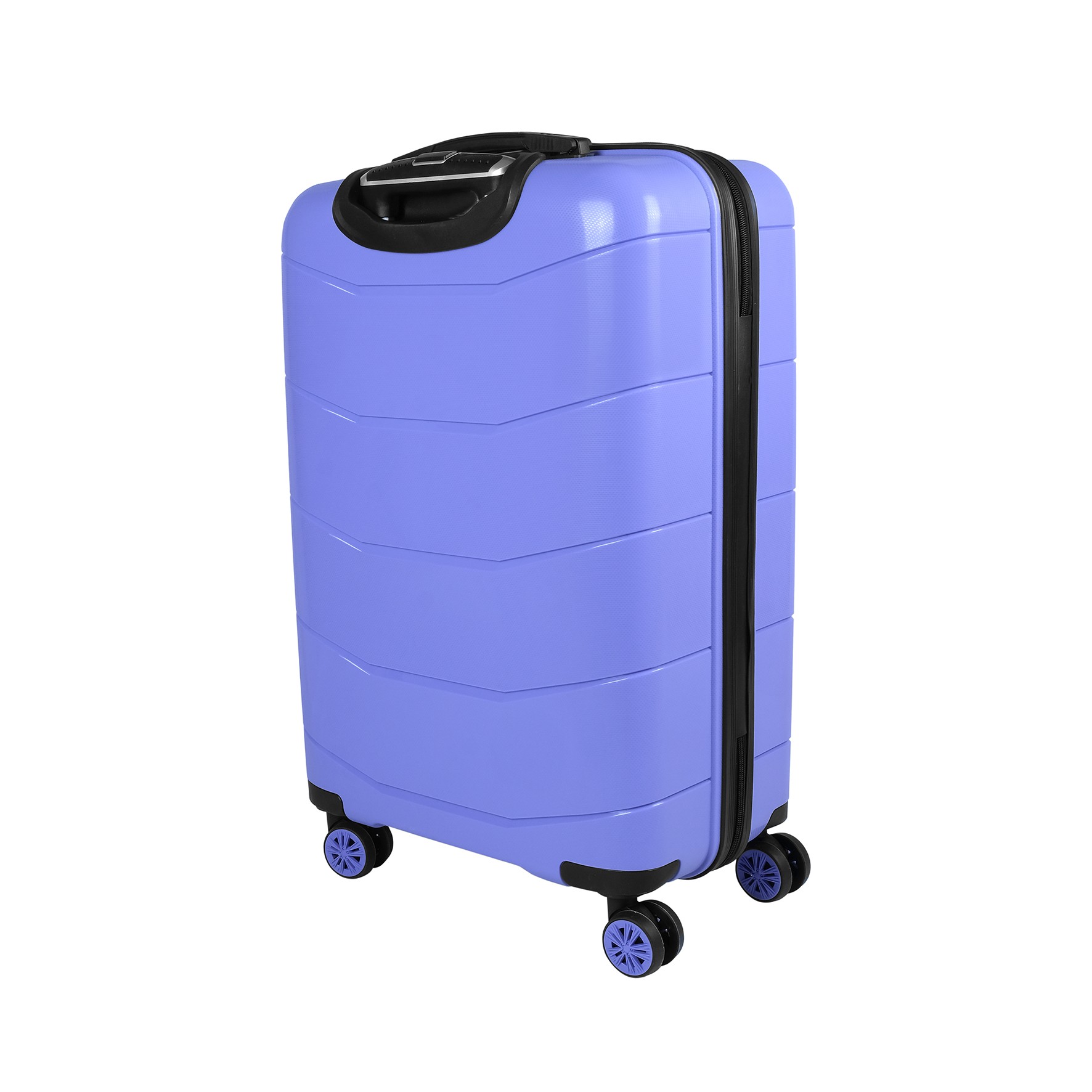 Bagacar Ultra Hafif Kırılmaz Silikon 3lü Set Valiz Lila+ETİKET HEDİYELİ!
