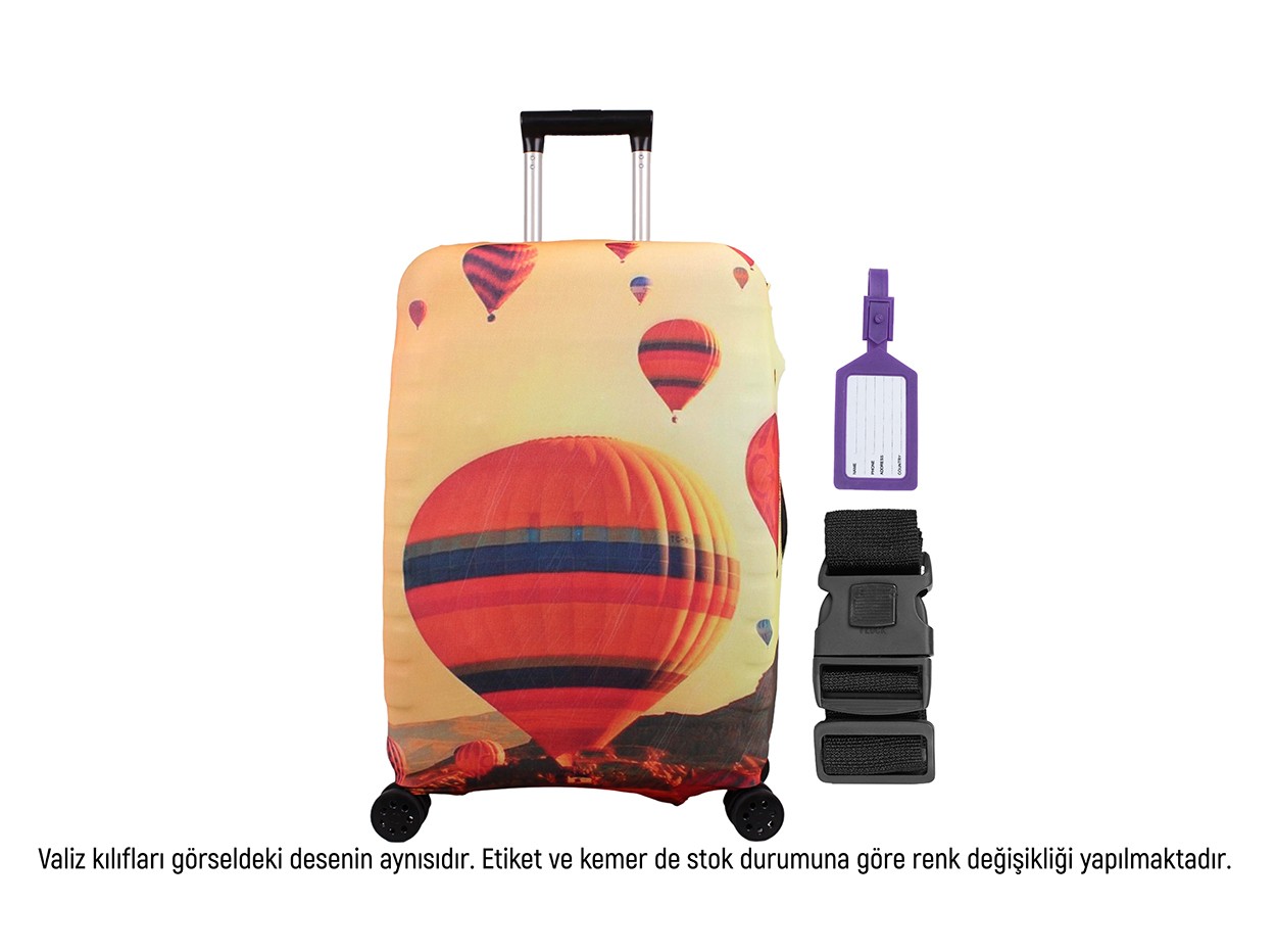 Bagacar Balon Valiz Kılıfı, Valiz Kemeri, Valiz Etiketi