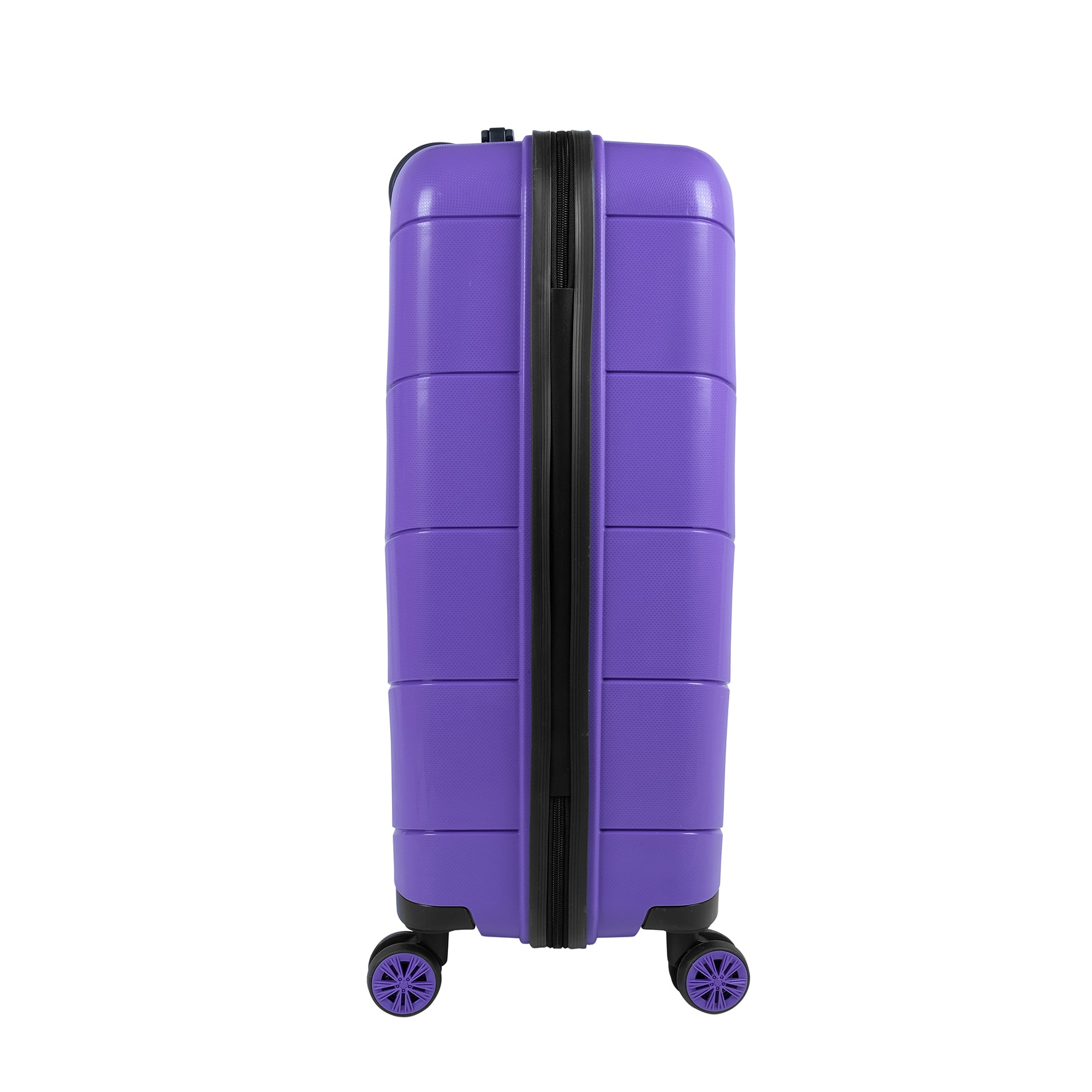 Bagacar Ultra Hafif Kırılmaz Silikon 3lü Set Valiz Mor+ETİKET HEDİYELİ!