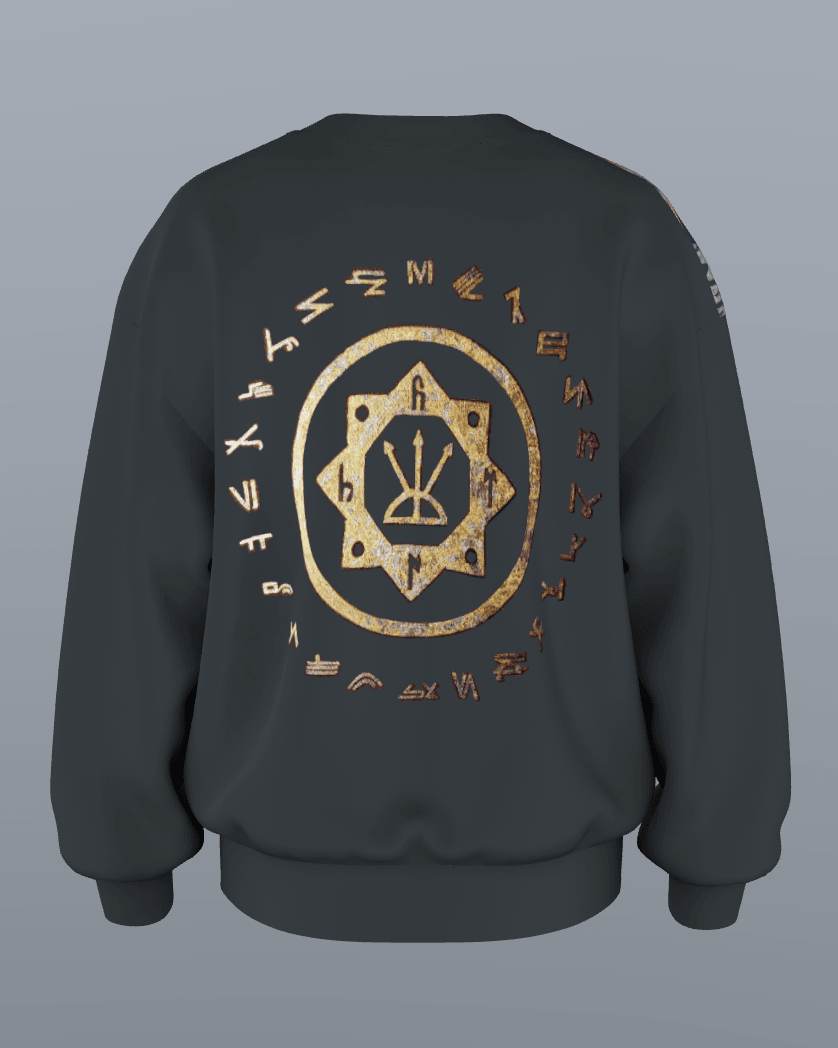 MerdiyeArt Özel Baskılı Sweatshirt/Hoodie - Bisiklet Yaka Sweatshirt