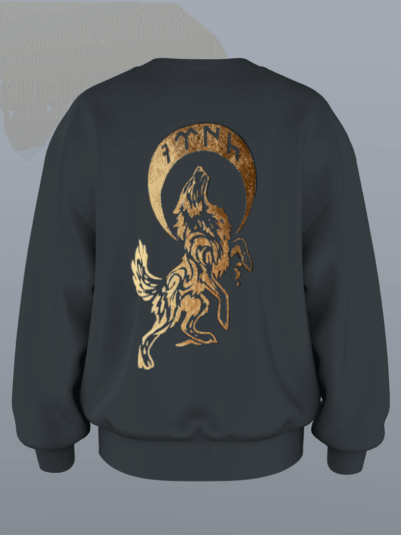 MerdiyeArt Özel Baskılı Sweatshirt/Hoodie - Bisiklet Yaka Sweatshirt