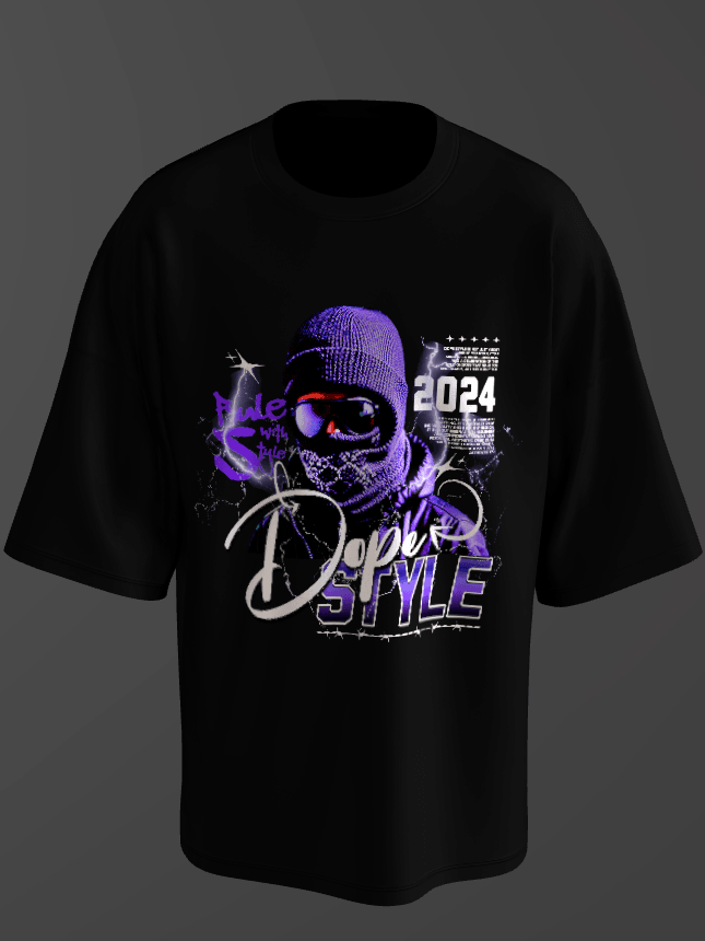 DAWN Purple Mirage Oversize Premium Tshirt