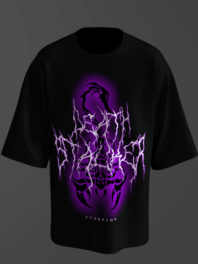 DAWN Purple Mirage Oversize Premium Tshirt