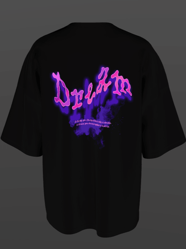 DAWN Purple Mirage Oversize Premium Tshirt