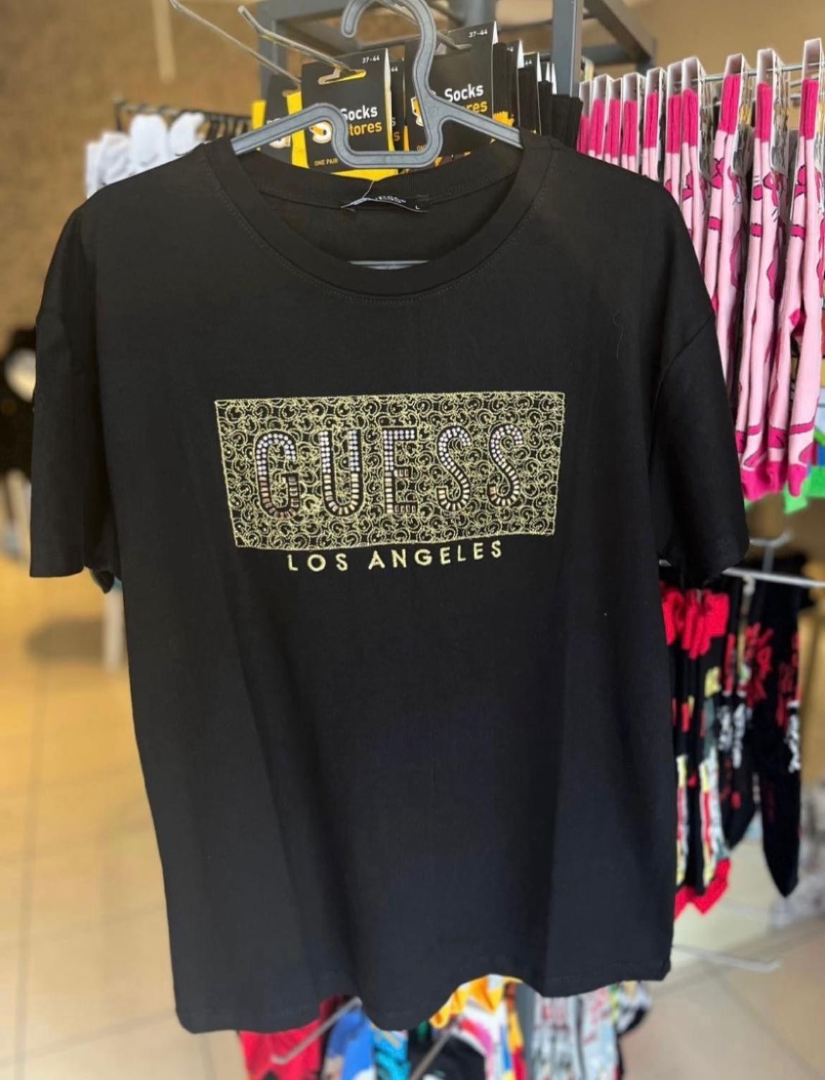 Siyah Taşlı Tshirt