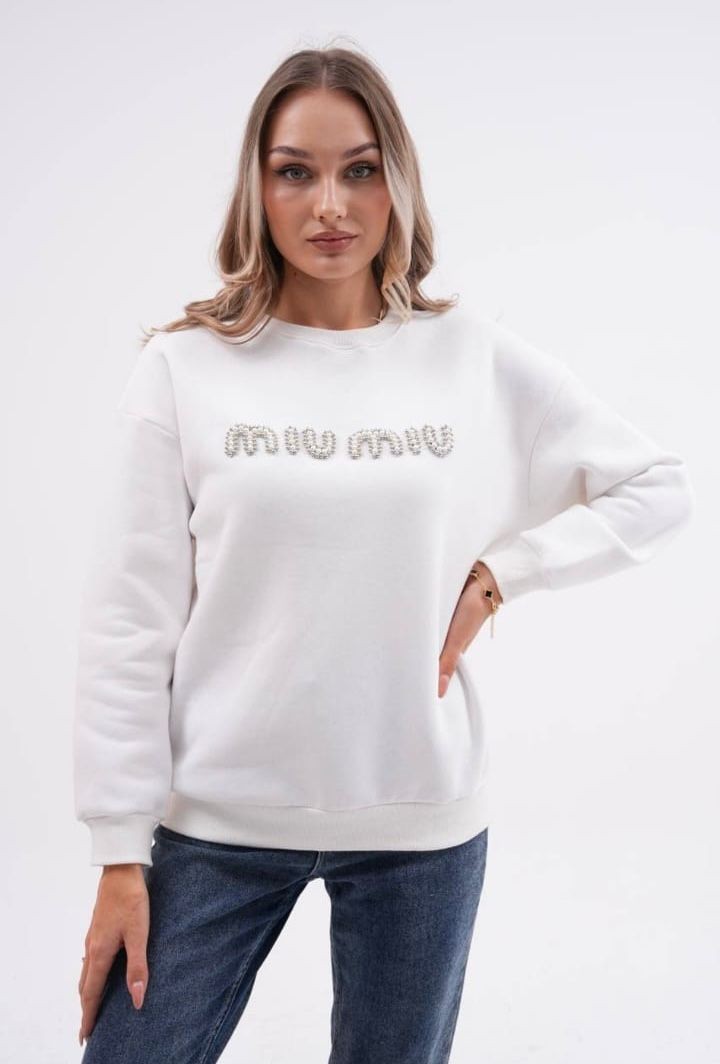 MIU MIU Sweat Beyaz