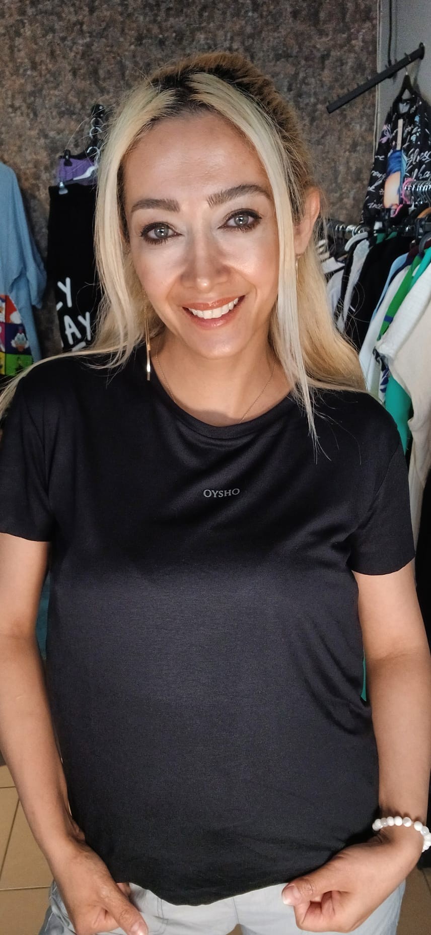 Siyah Modal Tshirt