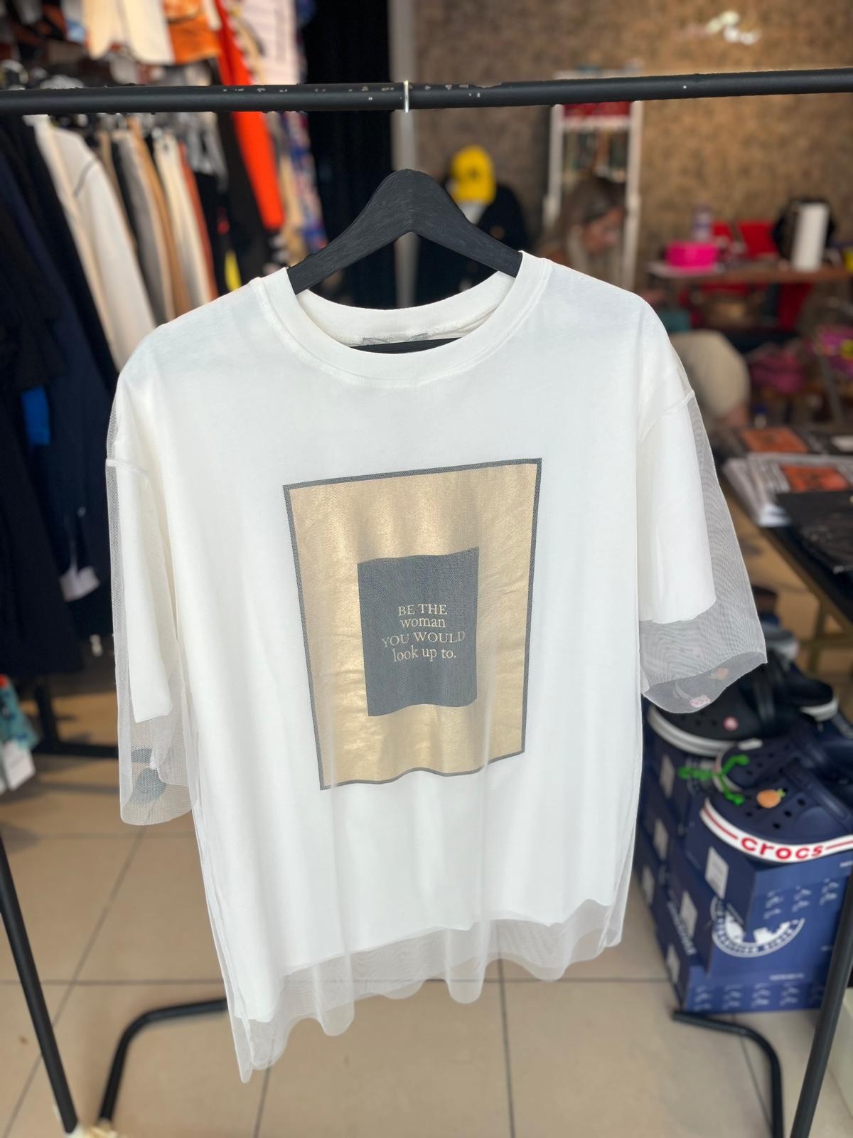 Tüllü Tasarım Tshirt