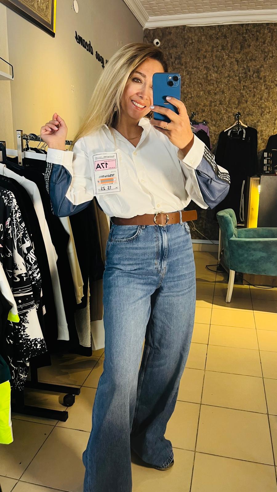 Mavi Bol Paça Marka Jean