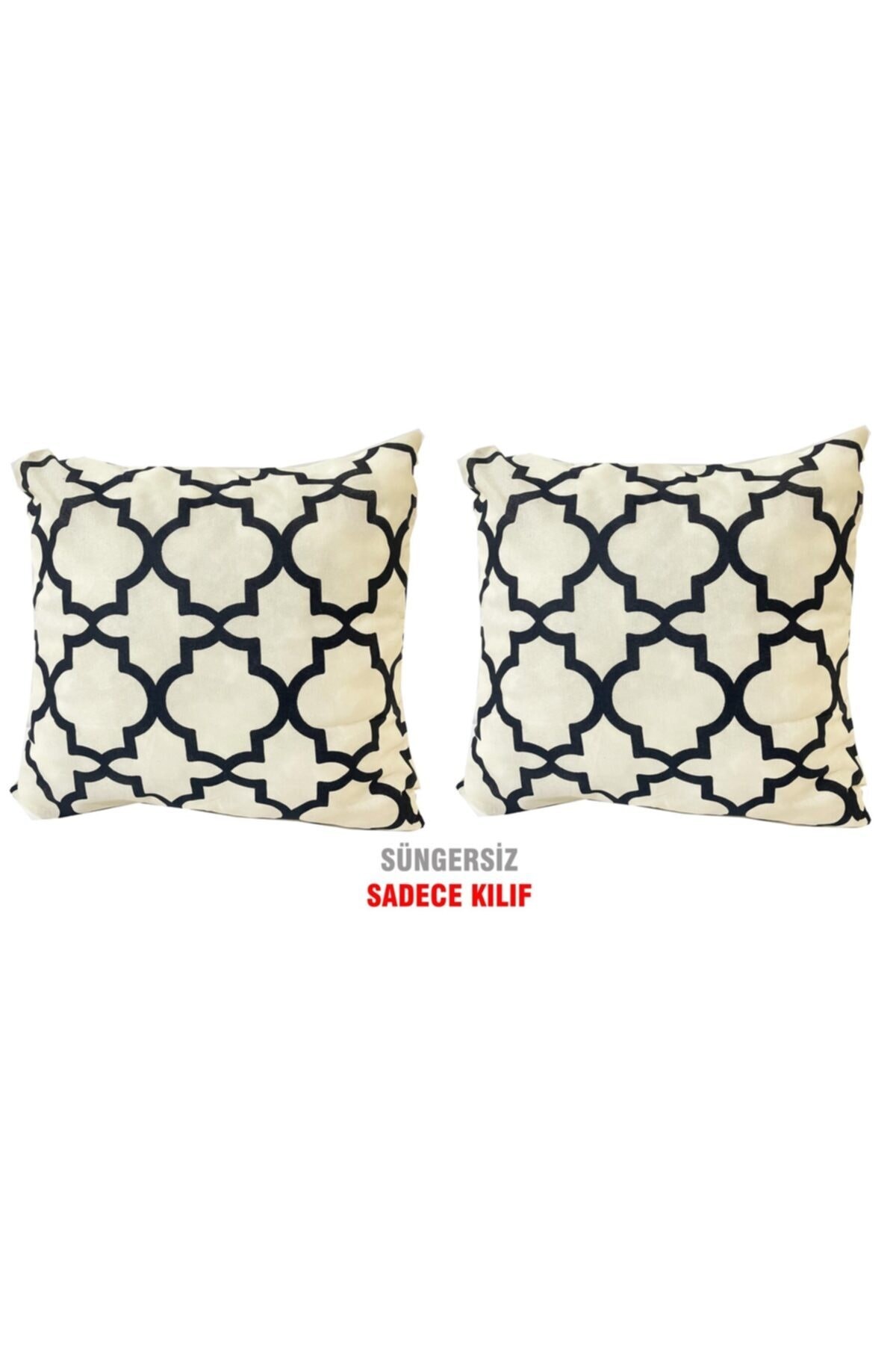 Kırlent Yastık Kılıfı Vip Yastık Kılıfı 2 Adet-43x43 Cm(alaçatı) Vip Home Concept