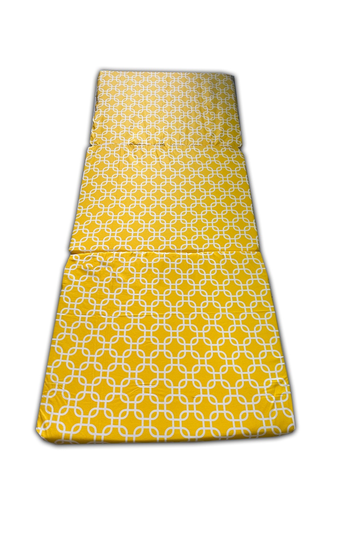 Katlanır Süngerli Minder(70x180x6cm)SARI ZİNCİR Minder Fermuarlı Vip Home Concept