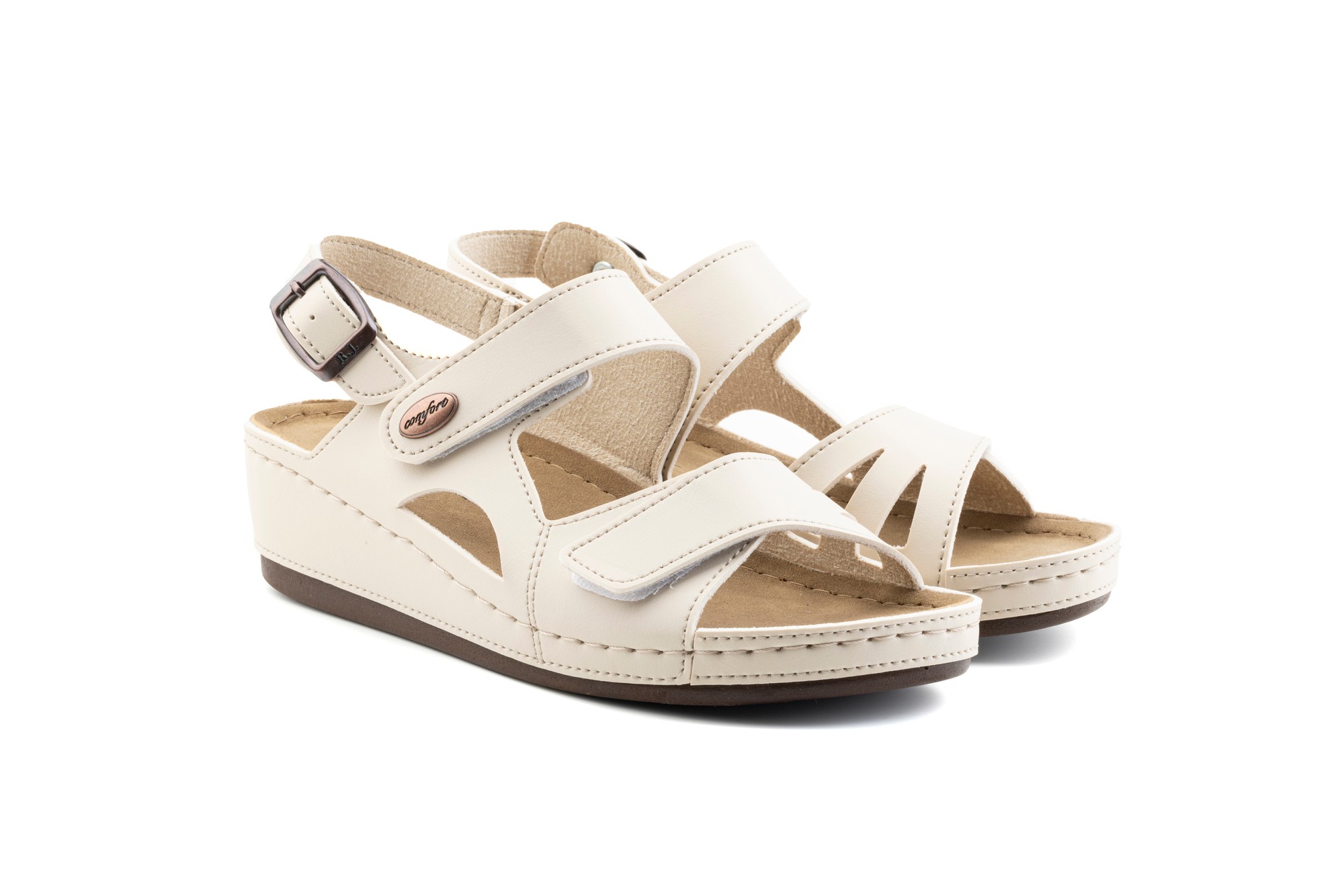 ComfortOrtho Rahat 1818 – Ortopedik Vegan Deri Kadın Sandalet