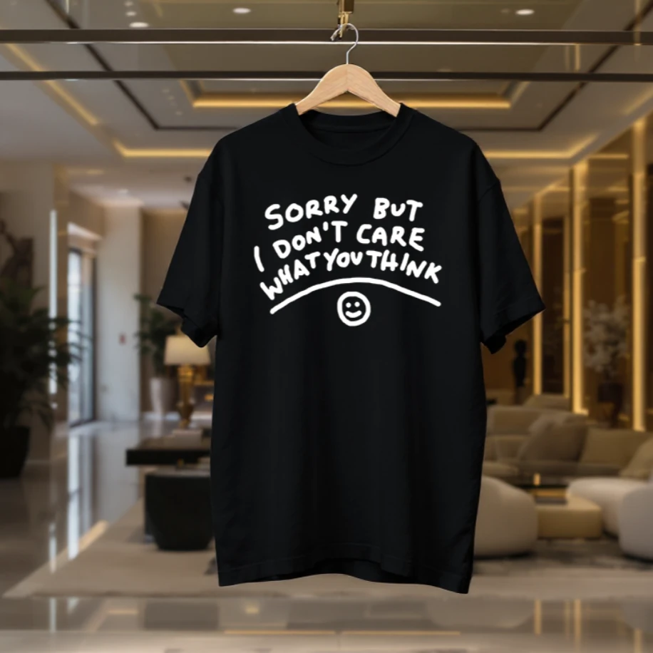 ''Sorry But I Dont Care'' Oversize T-shirt