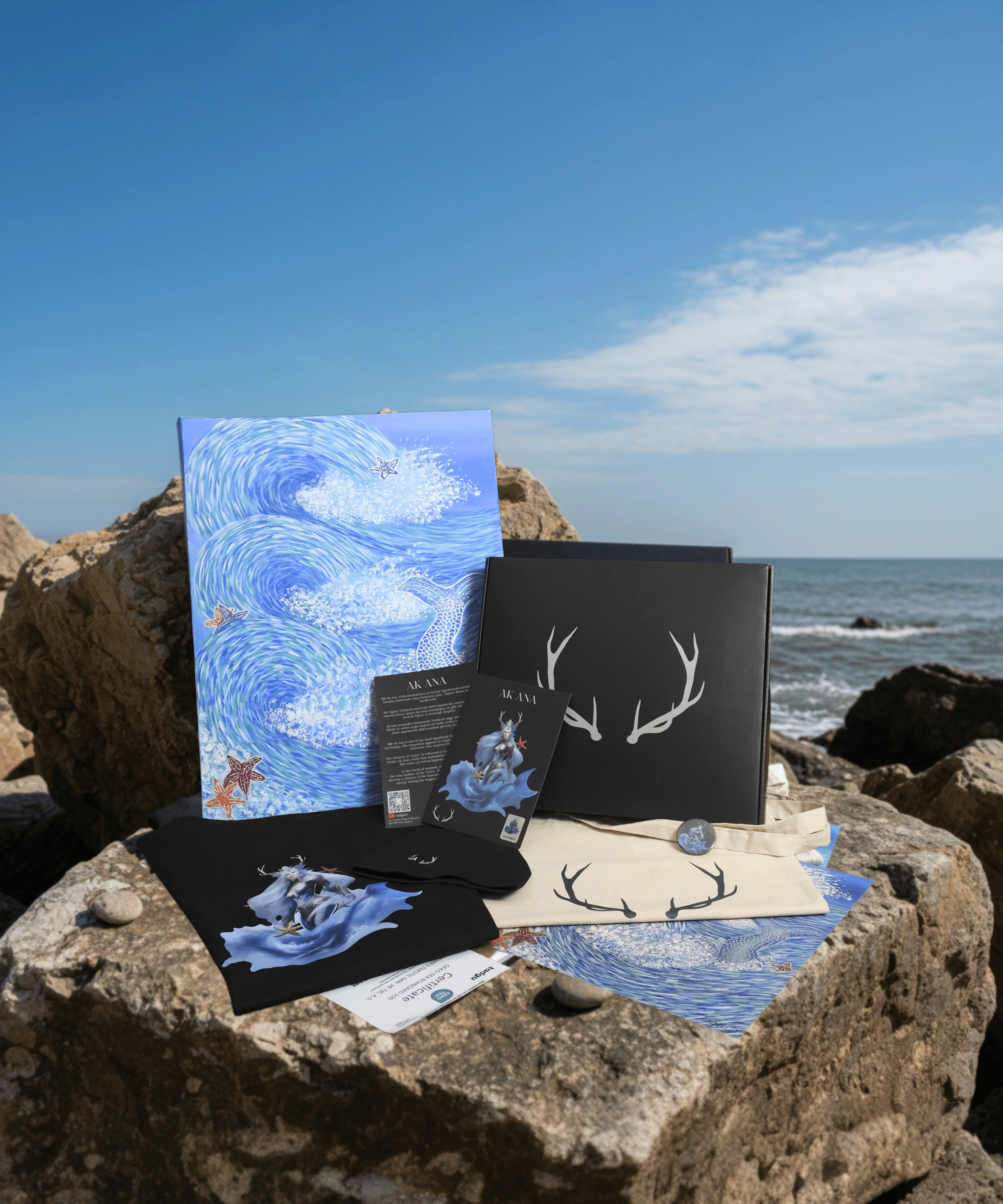 Ak Ana- Türk Mitolojisi Seti | Yaz Koleksiyonu