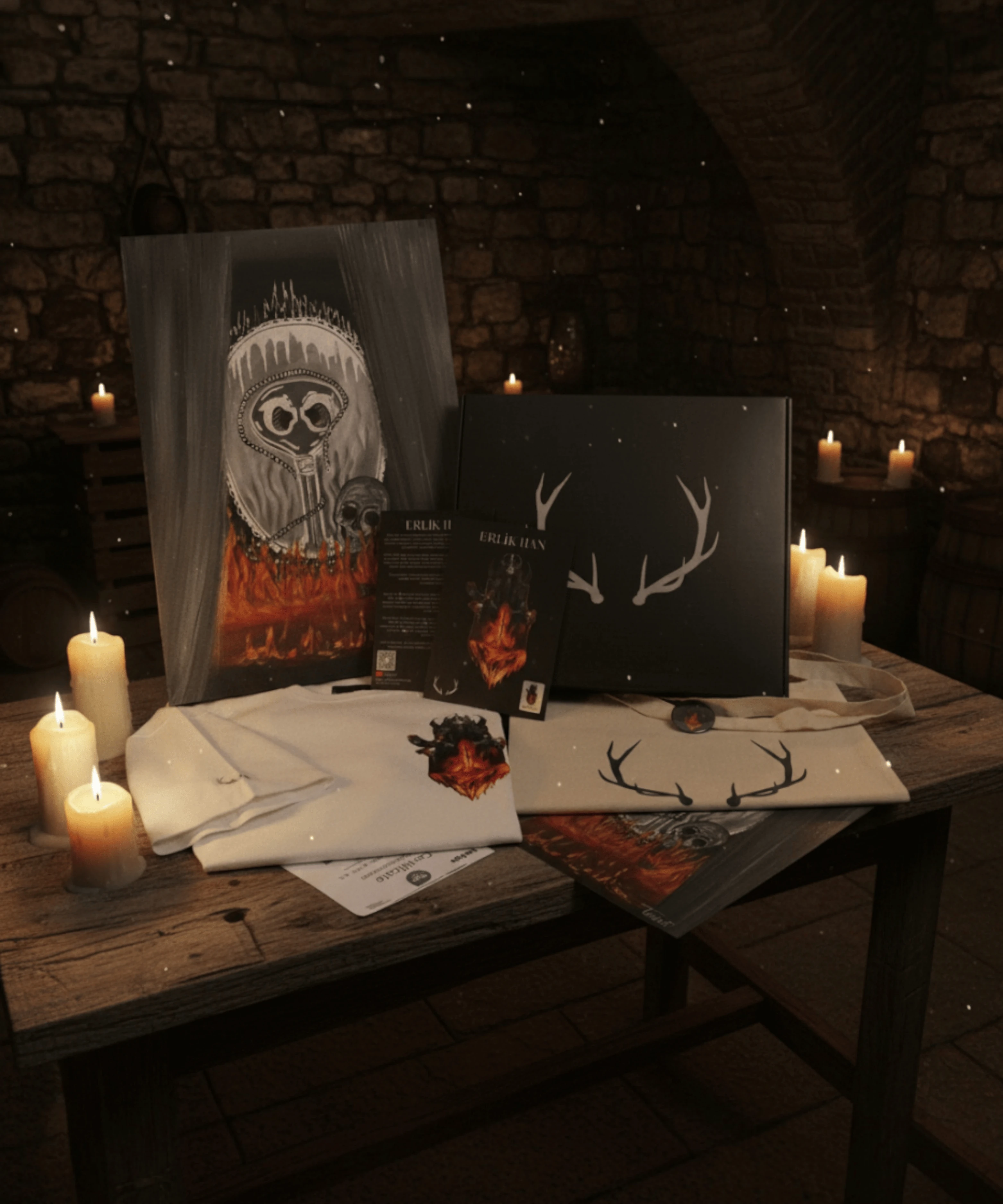 Erlik Han - Türk Mitolojisi Seti | Yaz Koleksiyonu